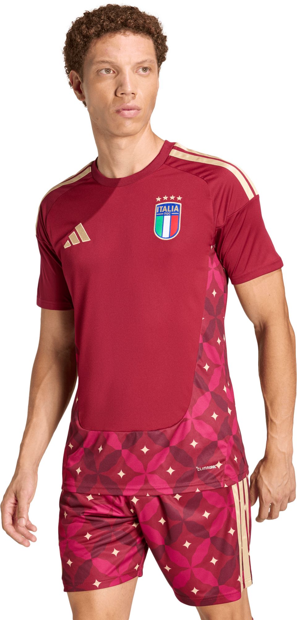 adidas Adult Italy 2026 Home Long Sleeve Goalkeeper Replica Jersey