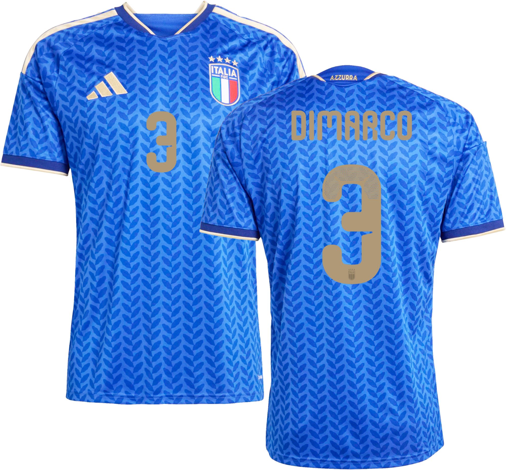 adidas Adult Italy Federico Dimarco #3 2026 Home Replica Jersey