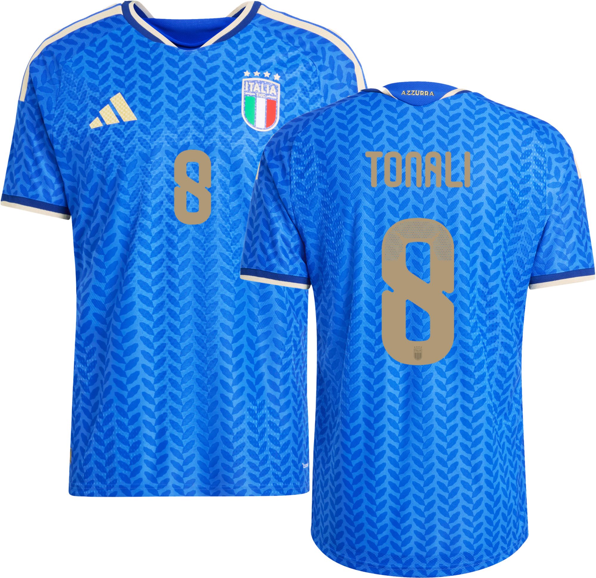 adidas Adult Italy Sandro Tonali #8 2026 Home Authentic Jersey