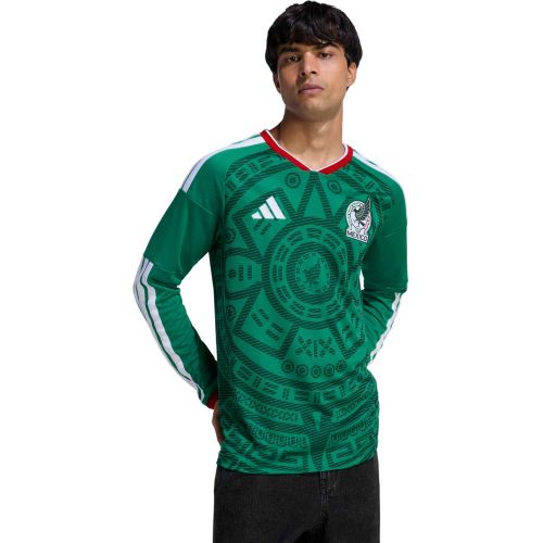 adidas Adult Mexico 2026 Home Long Sleeve Replica Jersey