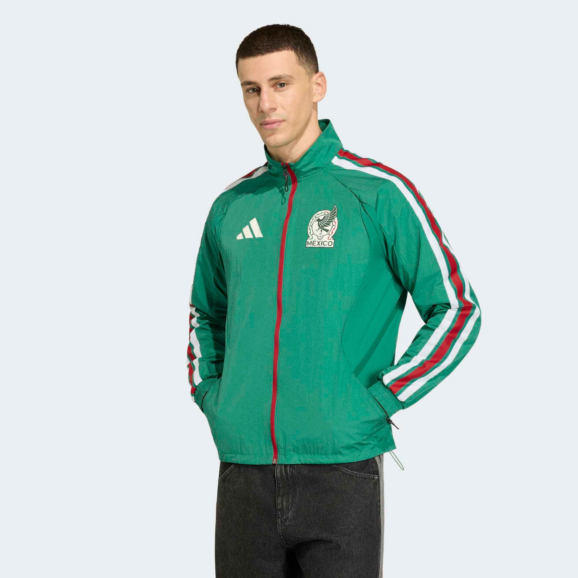 adidas Adult Mexico Green 2026 Anthem Jacket