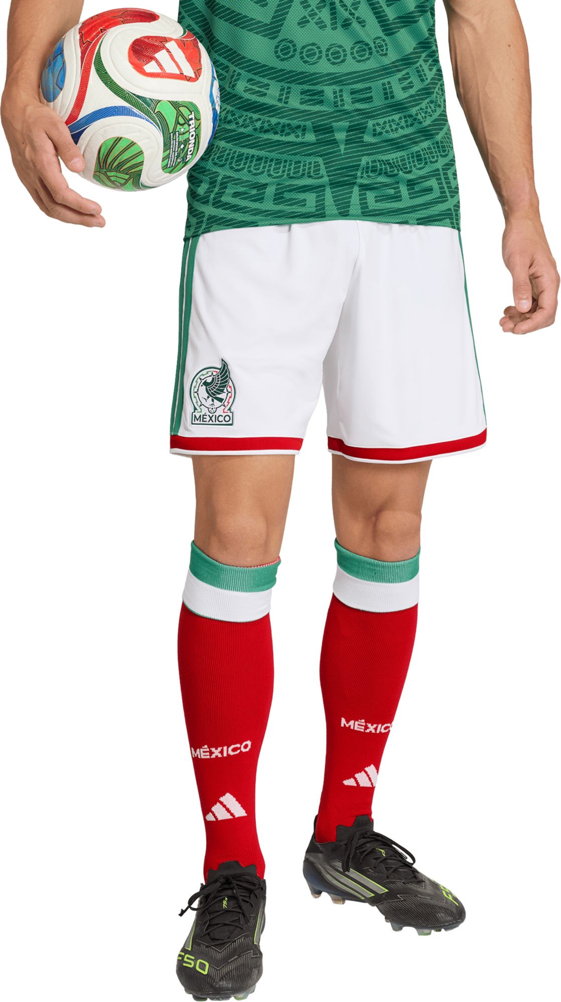 adidas Men's Mexico 2026 Home Replica Shorts