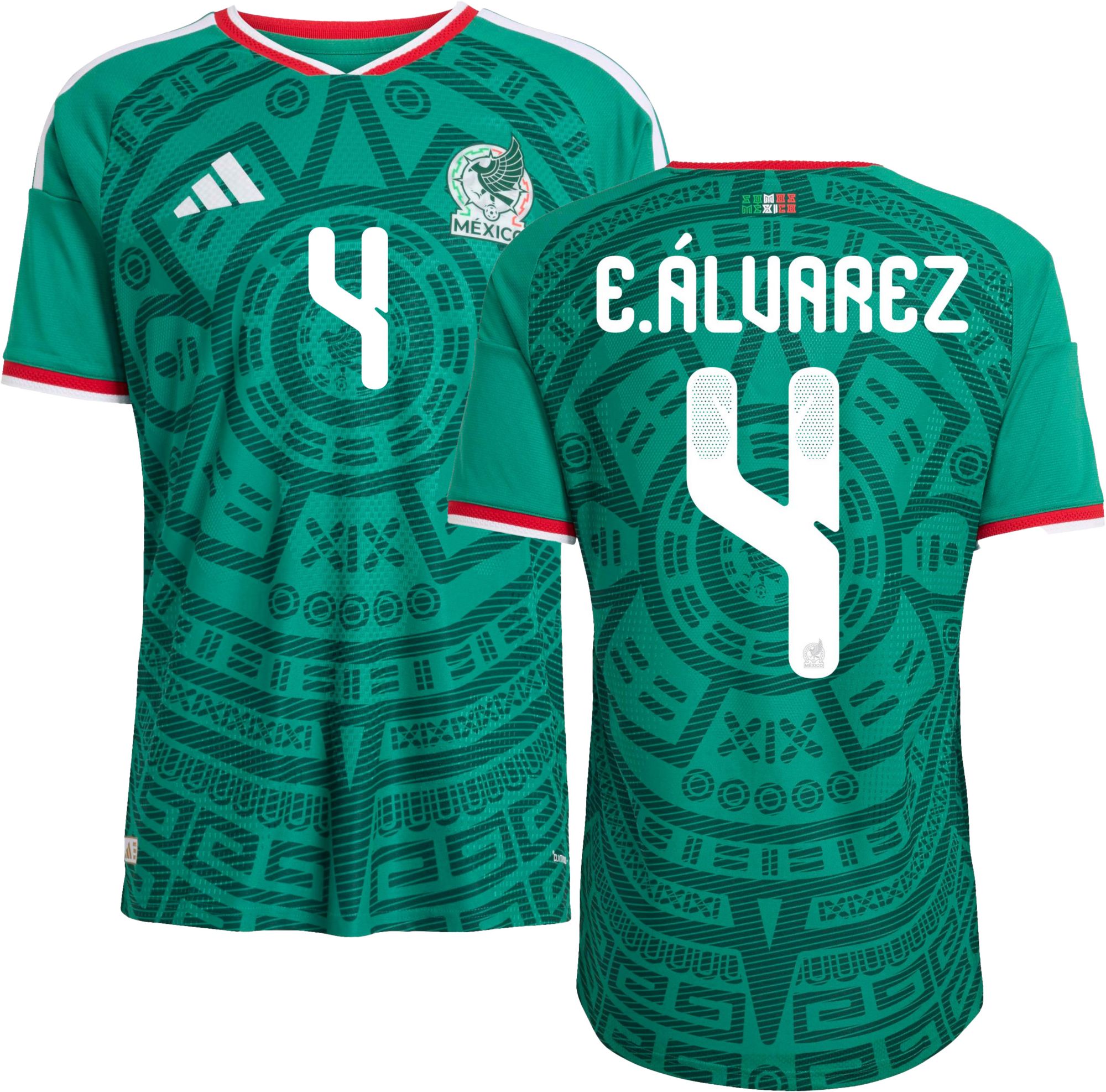 adidas Adult Mexico Edson Alvarez #4 2026 Home Authentic Jersey