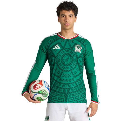 adidas Adult Mexico 2026 Home Long Sleeve Authentic Jersey