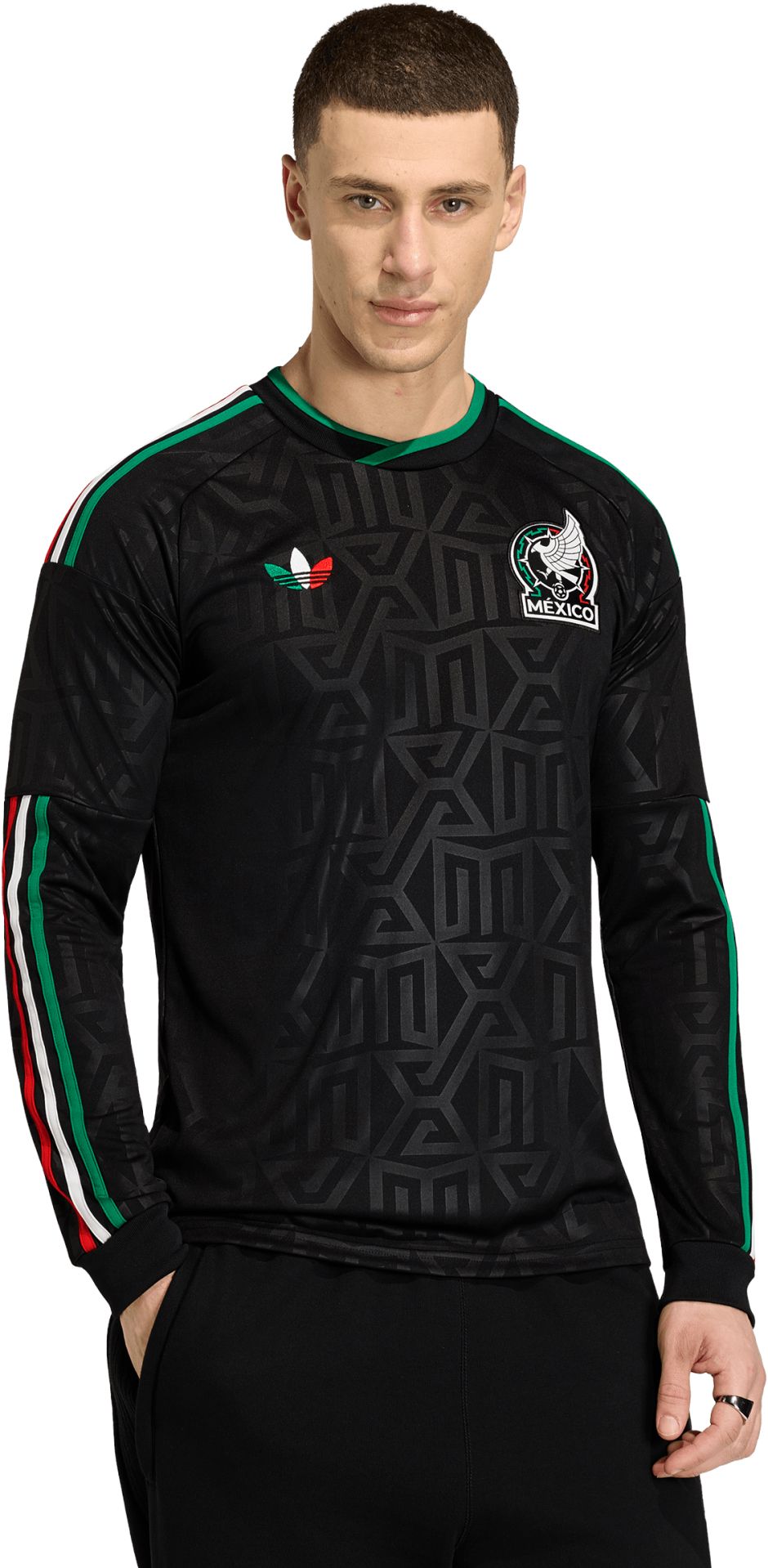 adidas Adult Mexico 2026 Third Long Sleeve Replica Jersey