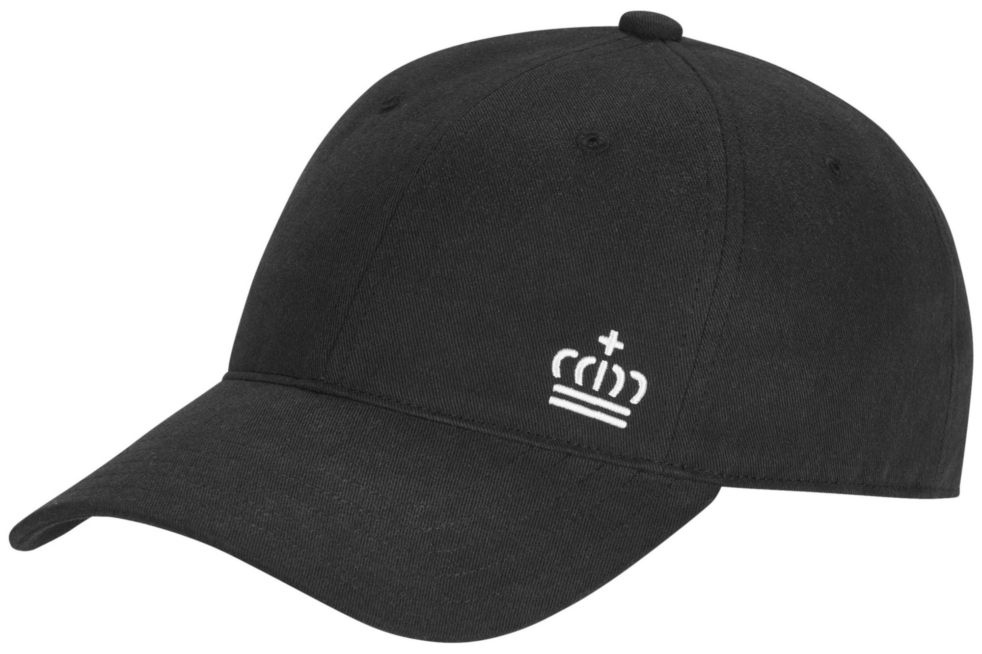 adidas Adult Belgium 2026 Team Logo Dad Hat - Black/White