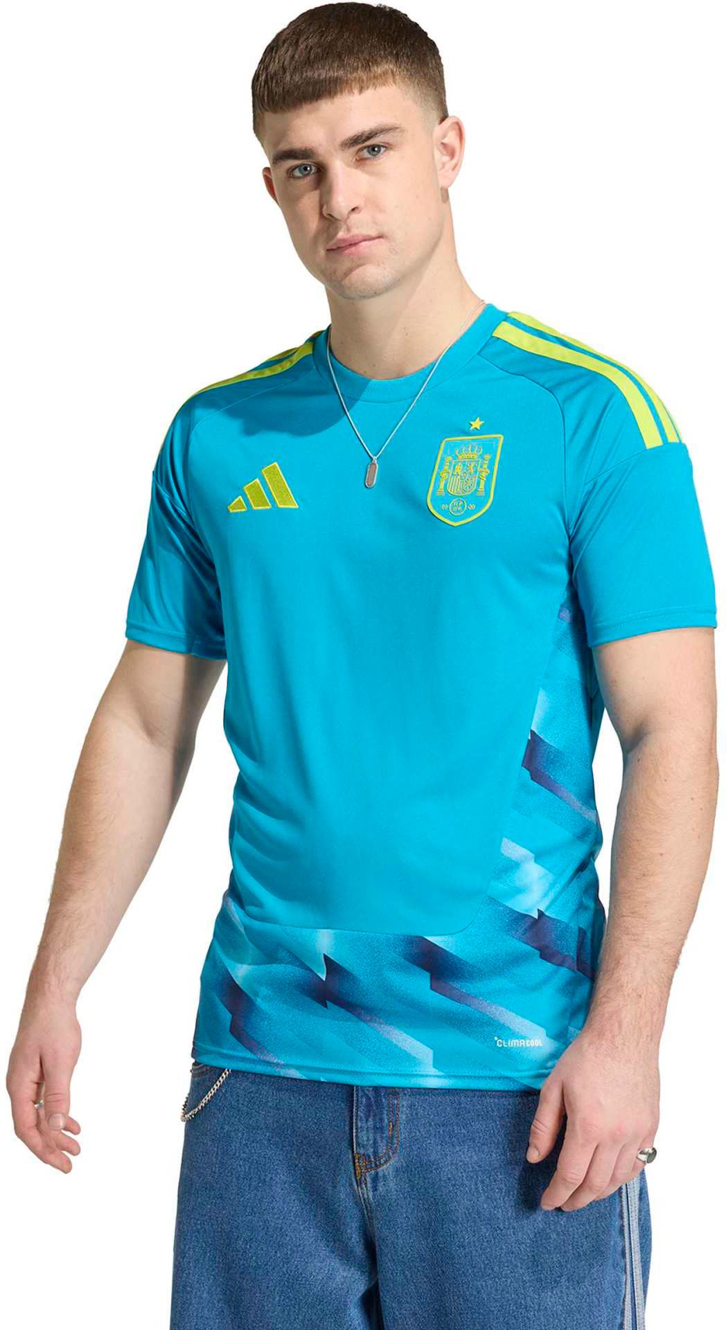 adidas Adult Spain 2026 Home Long Sleeve Goalkeeper Replica Jersey