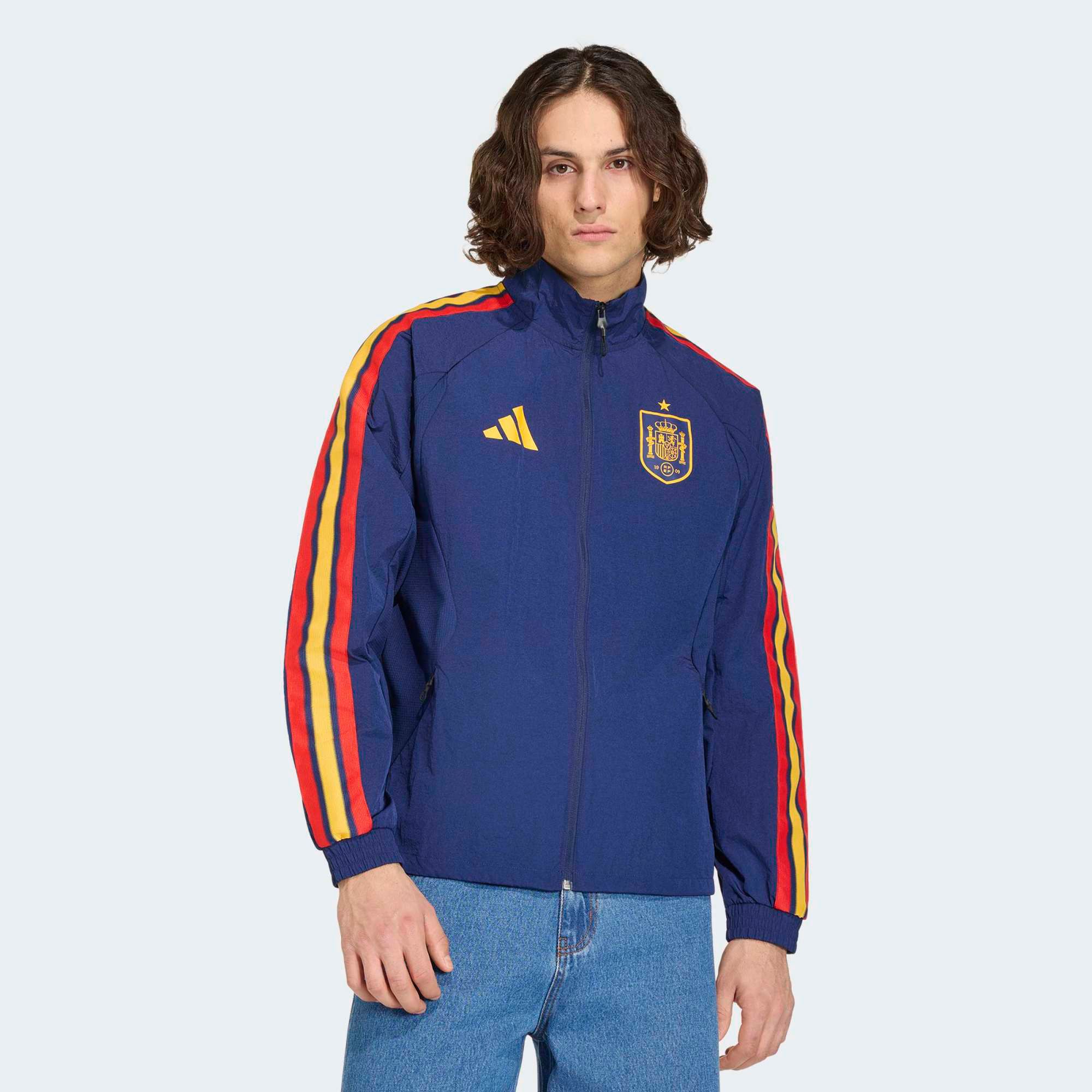 adidas Adult Spain Blue Jacket