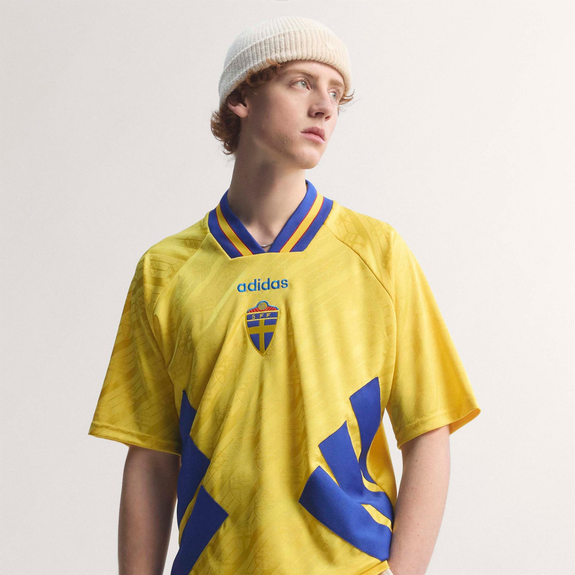 adidas Adult Sweden 1994 Bringback Home Jersey