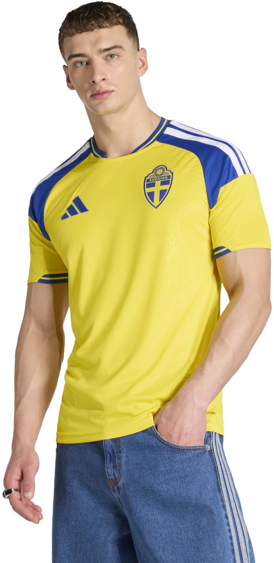 adidas Adult Sweden 2026 Home Replica Jersey