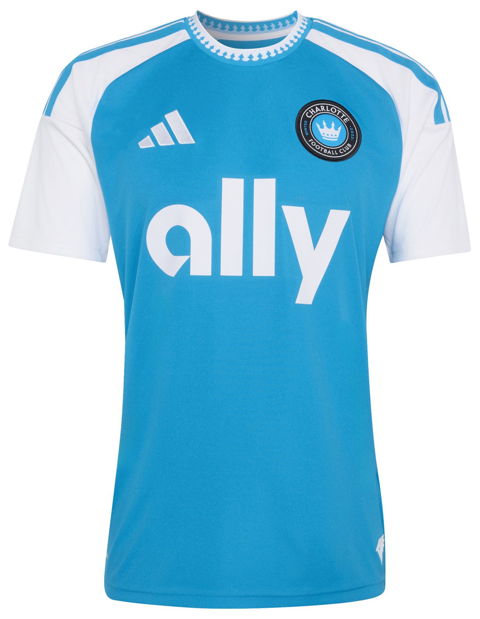 adidas Adult Charlotte FC 2026 Primary Replica 'Carolina Kit: Crowns Up' Jersey