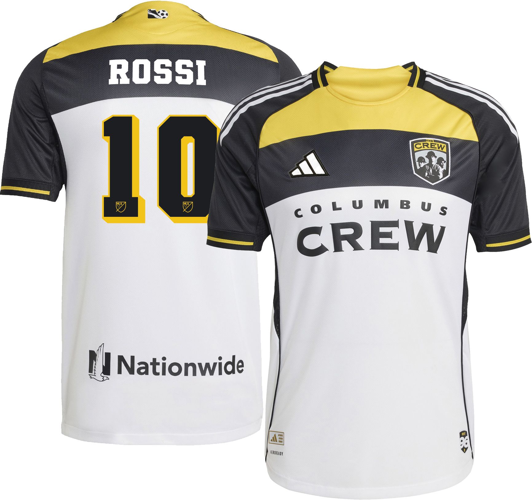 adidas Adult Columbus Crew Diego Rossi #10 2025 Third Authentic Jersey