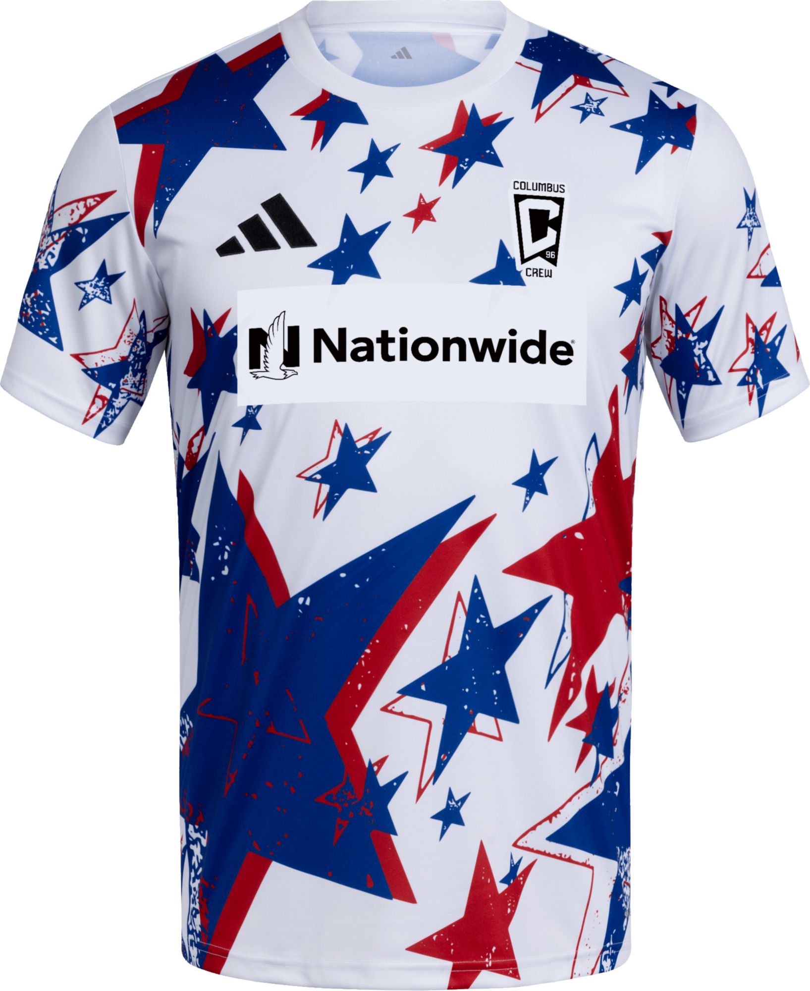 adidas Adult Columbus Crew 2026 White Americana Prematch Jersey