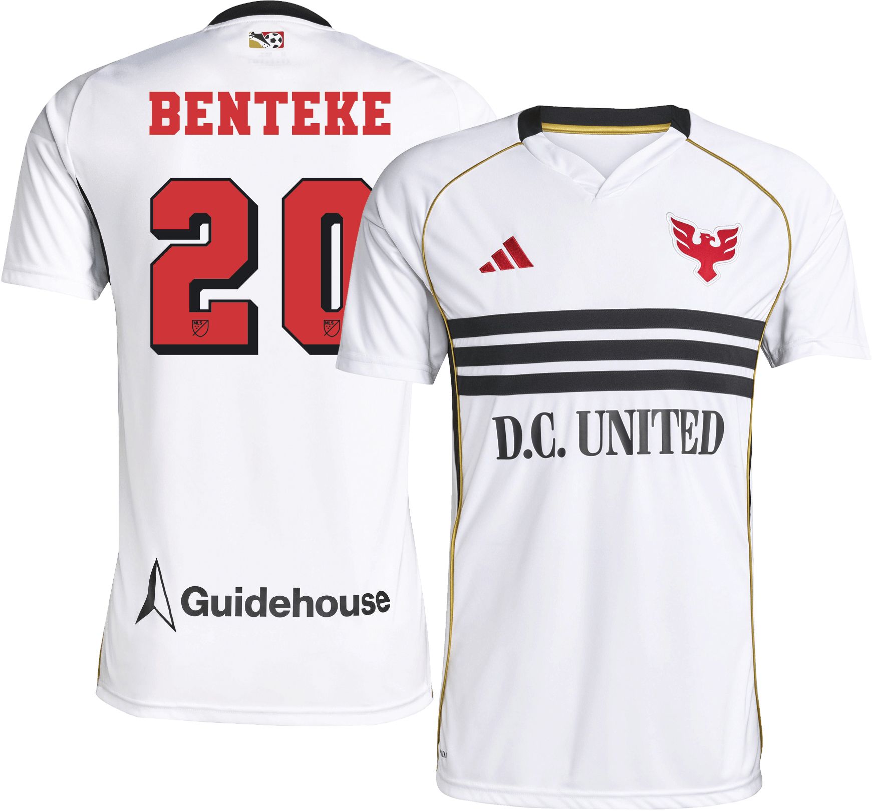 adidas Adult D.C. Unted Christian Benteke #20 2025 Third Replica Jersey