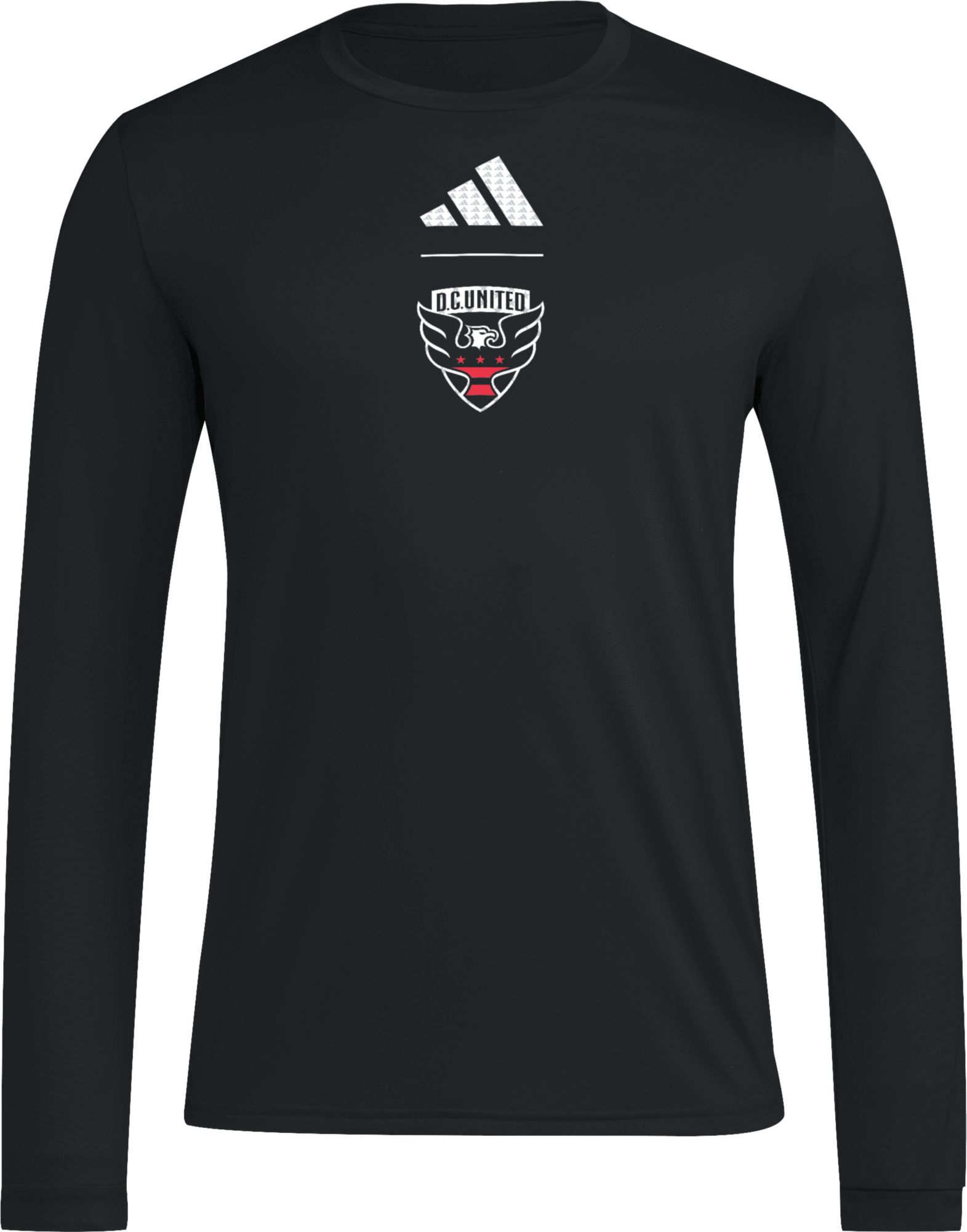 adidas Adult D.C. United 2026 Secondary Long Sleeve Shirt