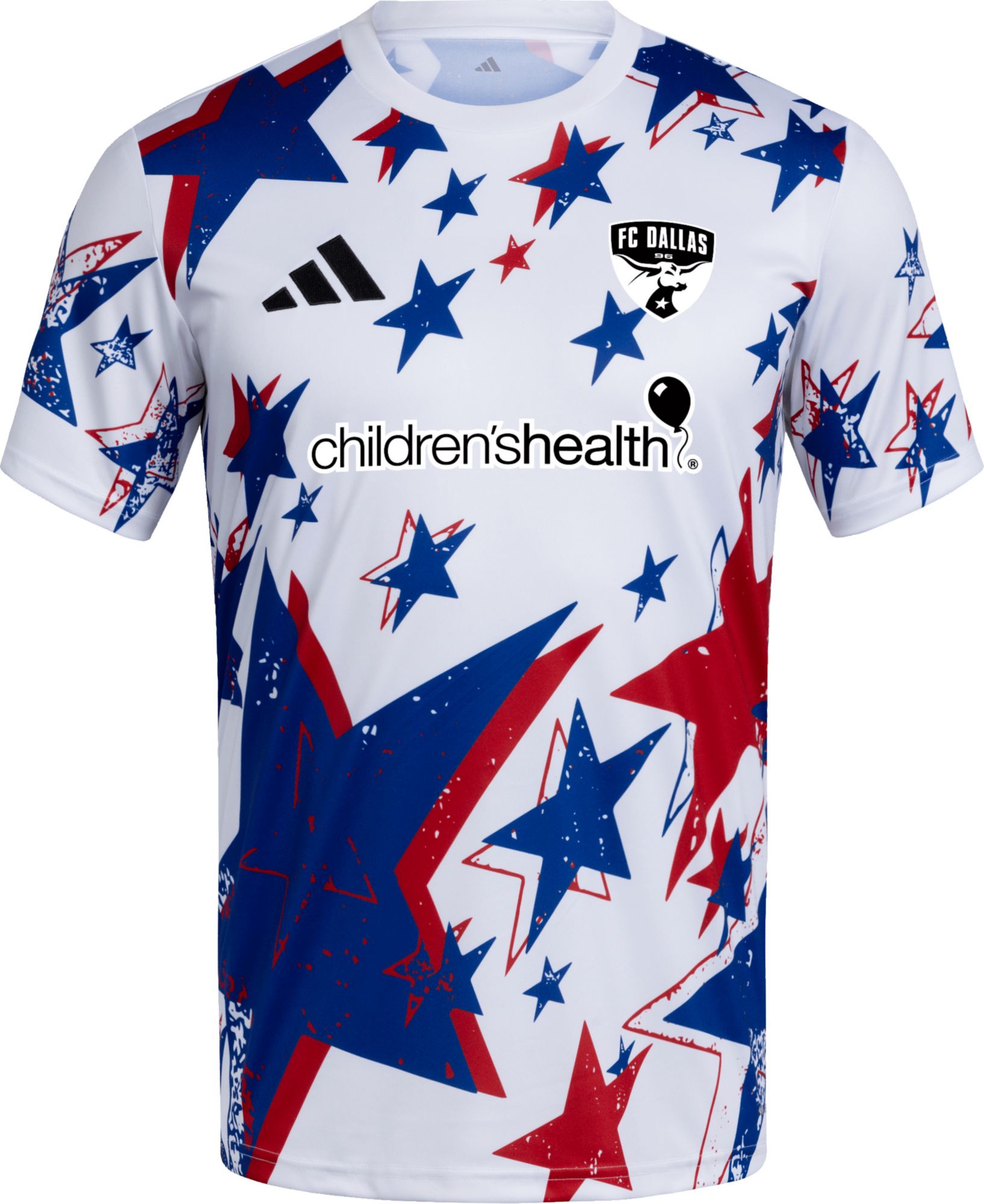 adidas Adult FC Dallas 2026 White Americana Prematch Jersey