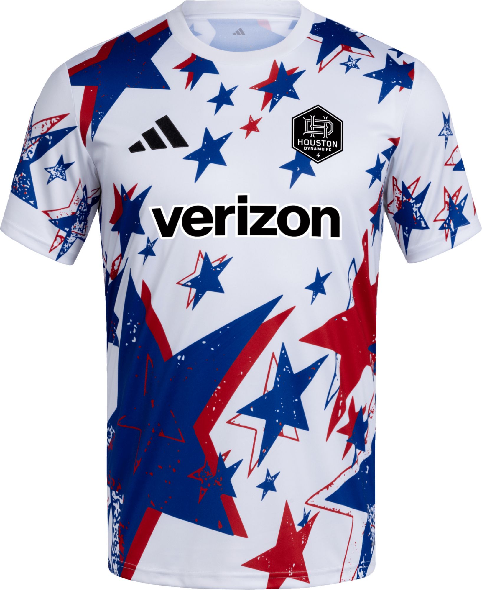adidas Adult Houston Dynamo 2026 White Americana Prematch Jersey