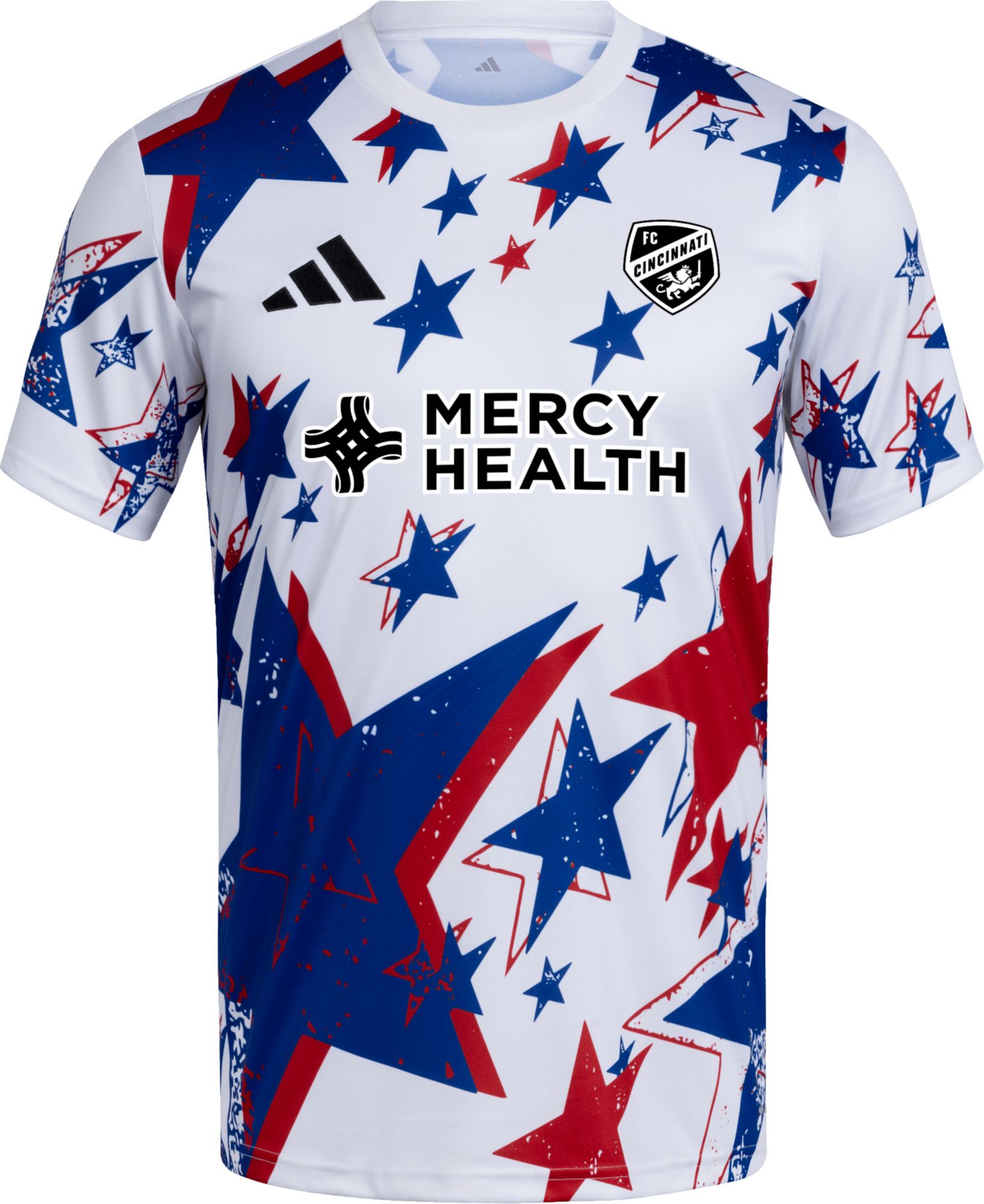adidas Adult FC Cincinnati 2026 White Americana Prematch Jersey