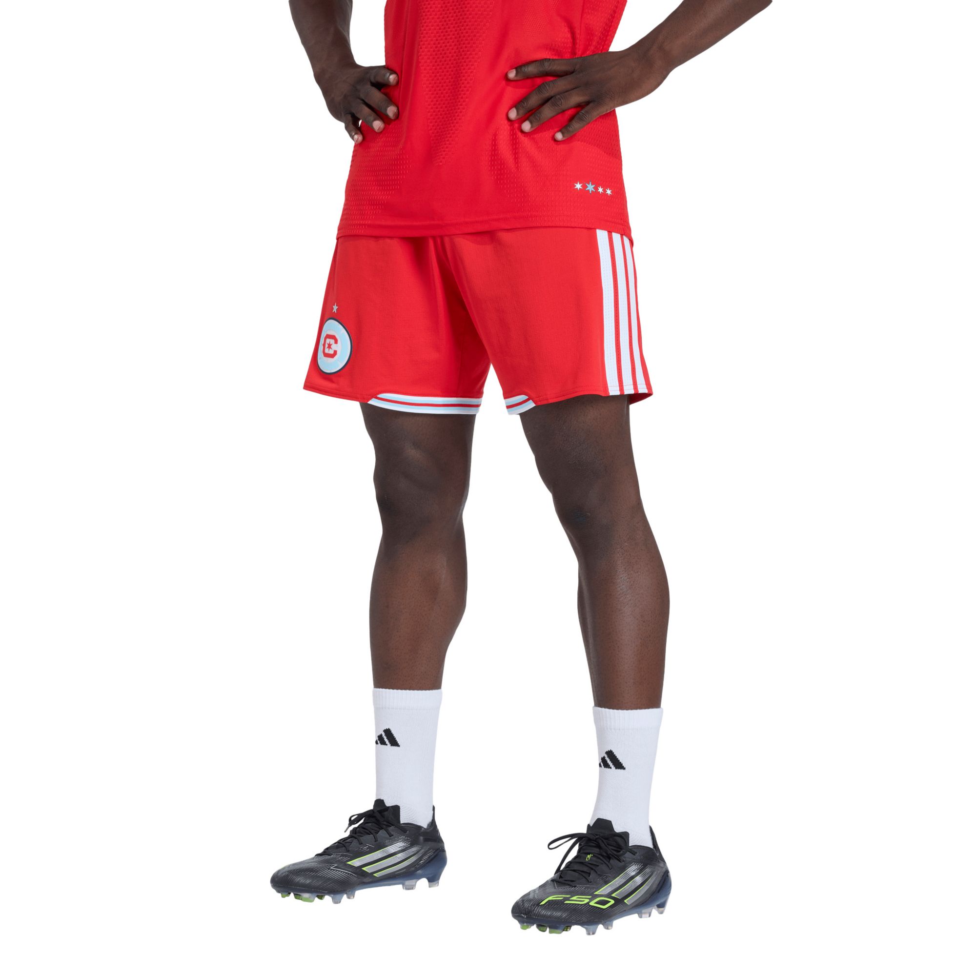 adidas Men's Chicago Fire 2026 Primary Authentic Shorts