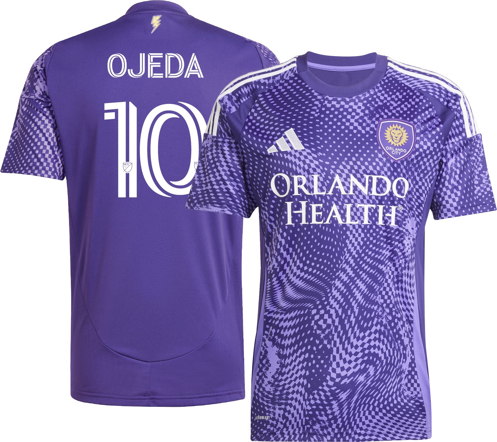 adidas Adult Orlando City Martin Ojeda #10 2025 Primary Replica Jersey