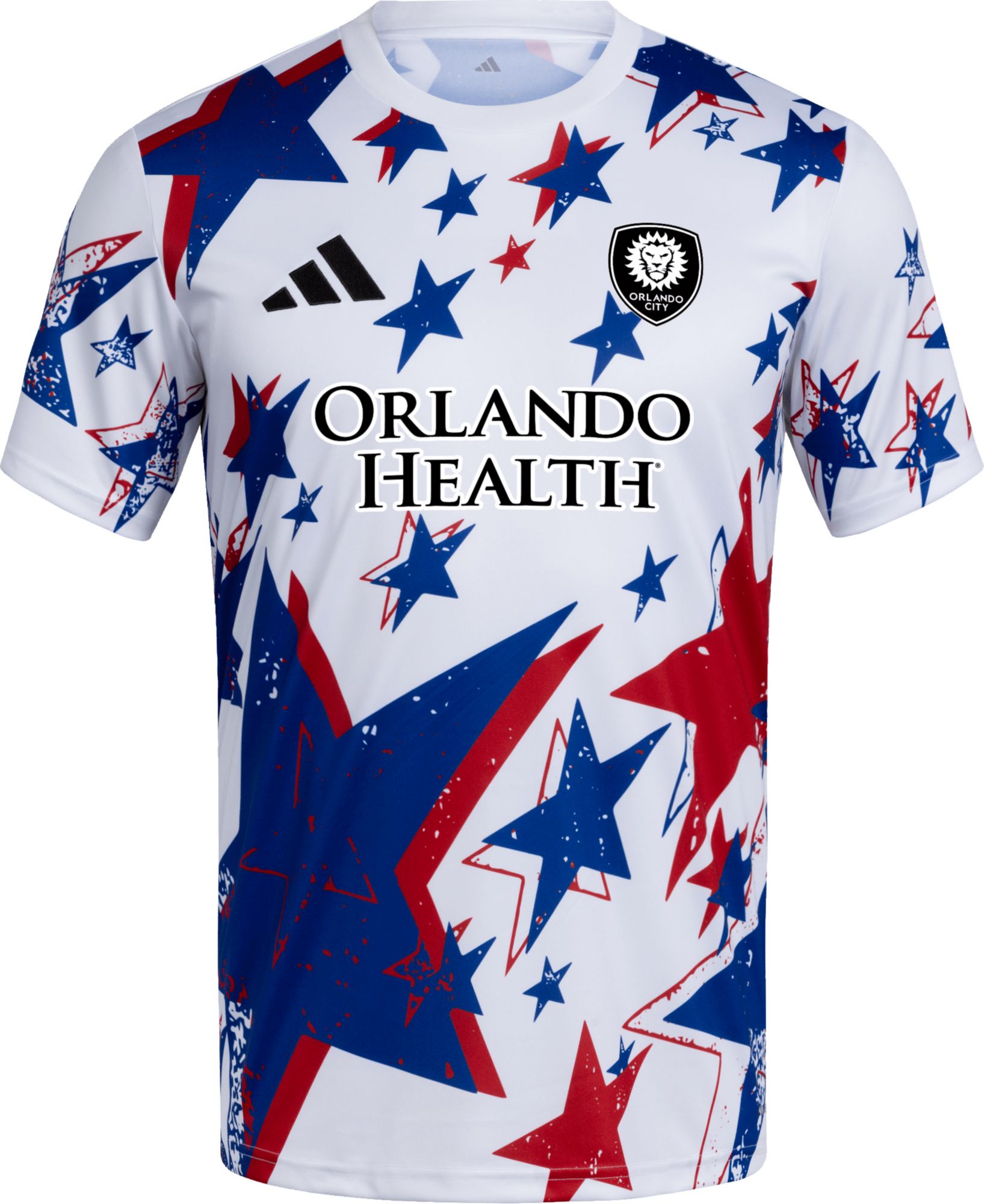 adidas Adult Orlando City 2026 White Americana Prematch Jersey