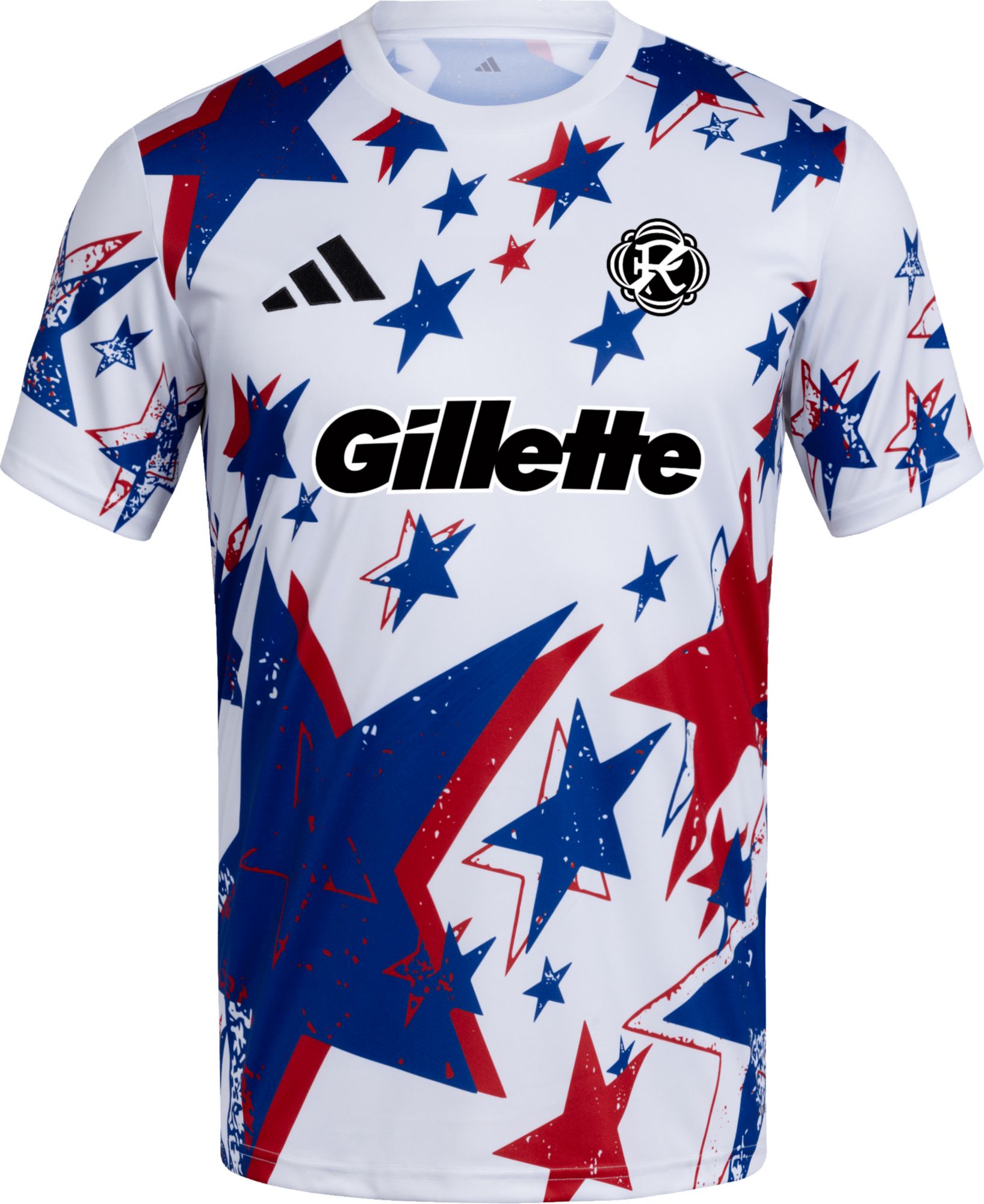 adidas Adult New England Revolution 2026 White Americana Prematch Jersey
