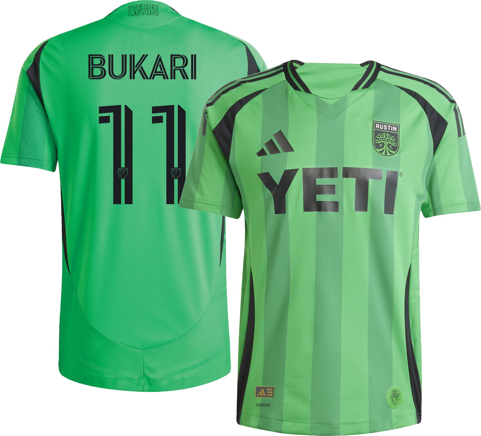 adidas Adult Austin FC Osman Bukari #11 2025 Primary Authentic Jersey