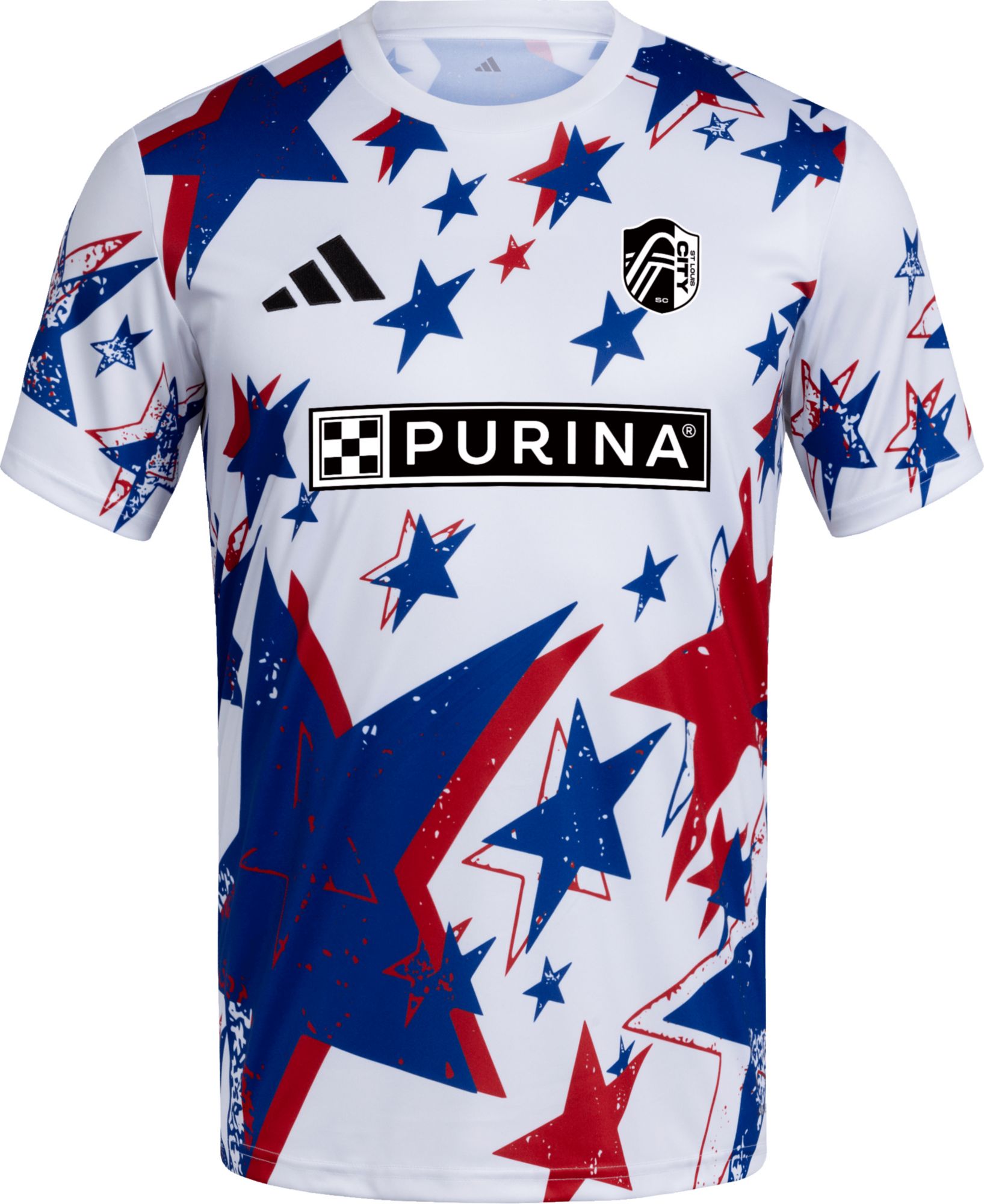 adidas Adult St. Louis City SC 2026 White Americana Prematch Jersey