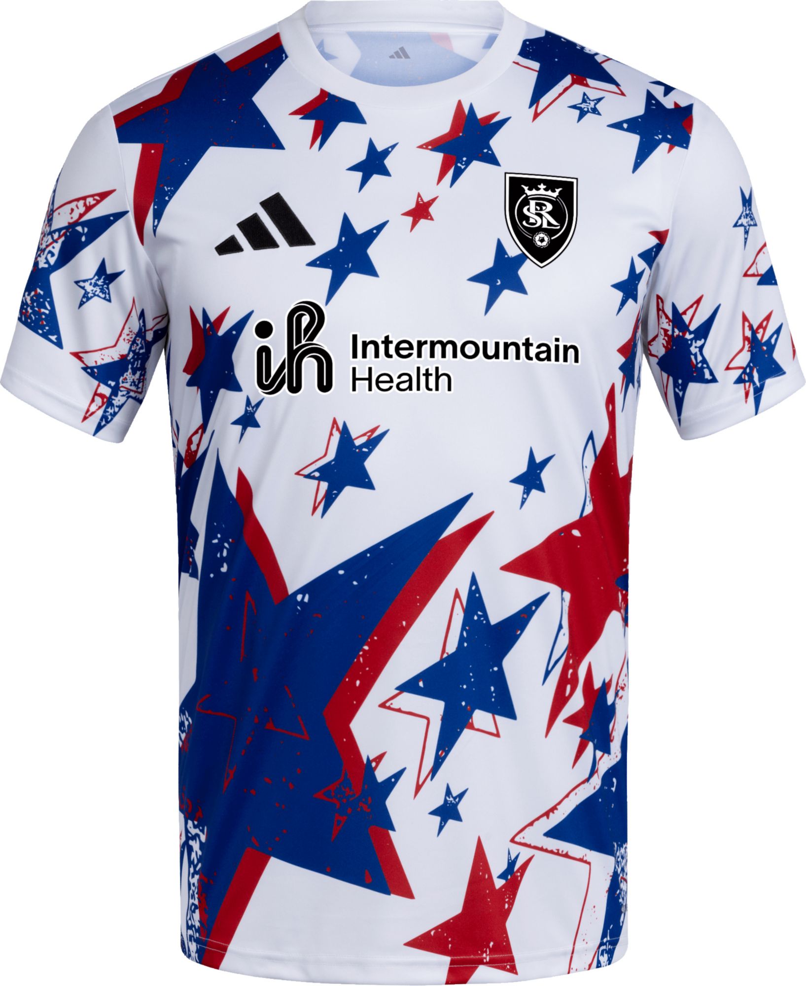 adidas Adult Real Salt Lake 2026 White Americana Prematch Jersey