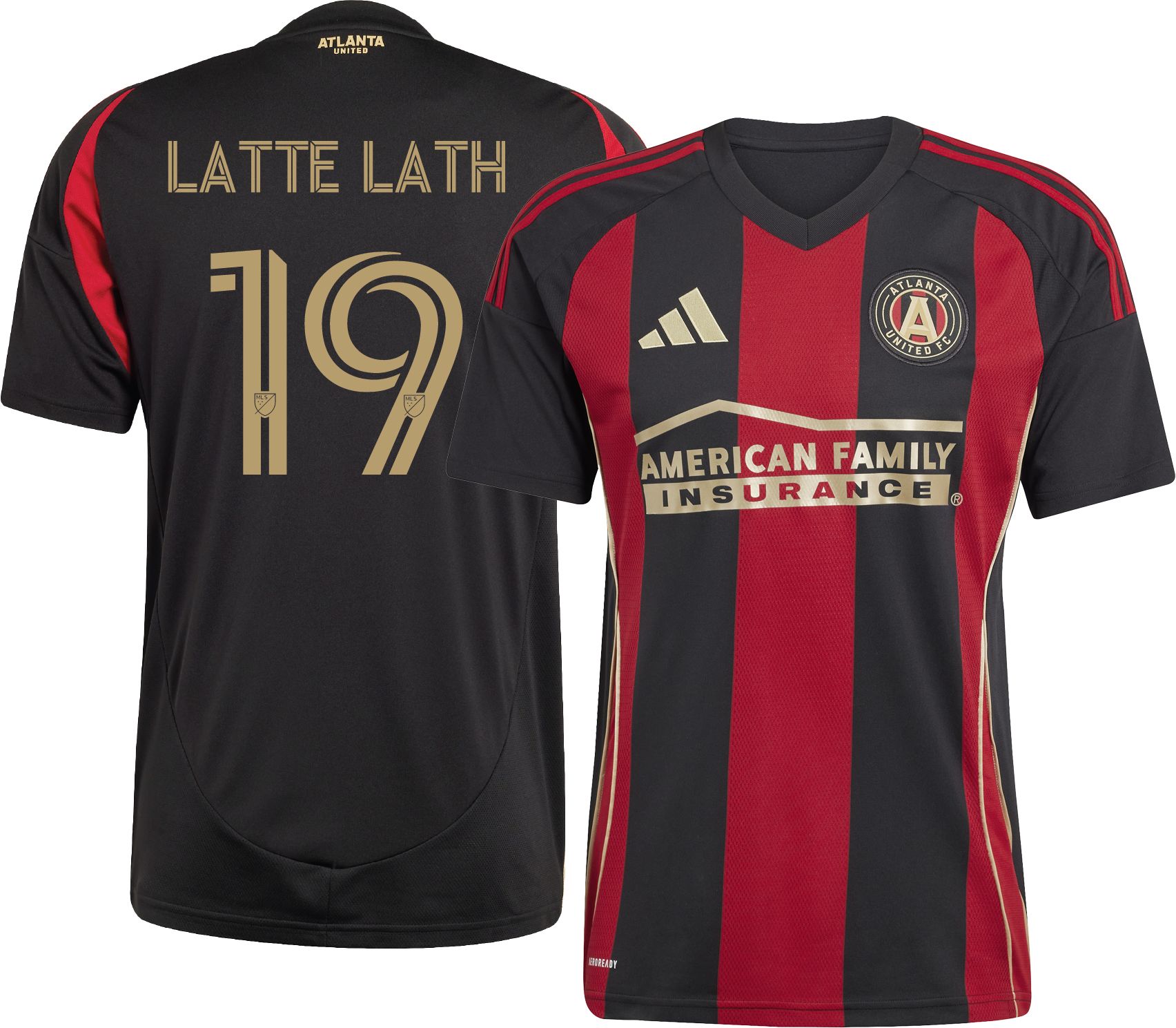adidas Adult Atlanta United Emmanuel Latte Lath #19 2025 Primary Authentic Jersey