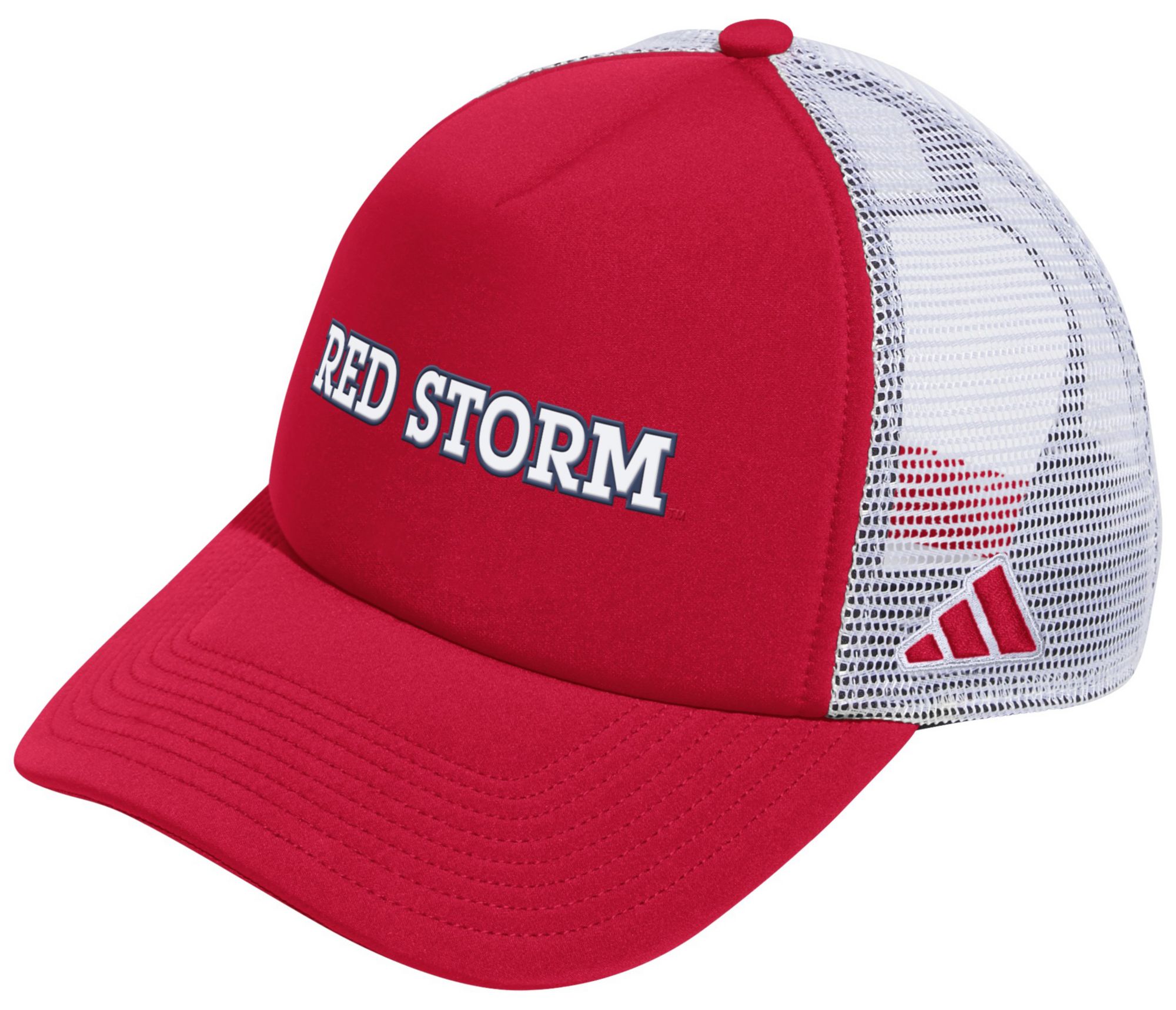 adidas Adult St. John's Red Storm Team Power Red Seasonal Trucker Hat