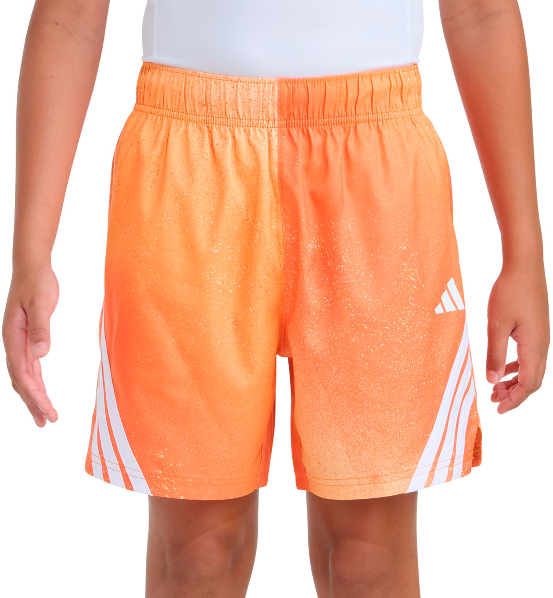 adidas Kids' Printed Woven 3-Stripes Short
