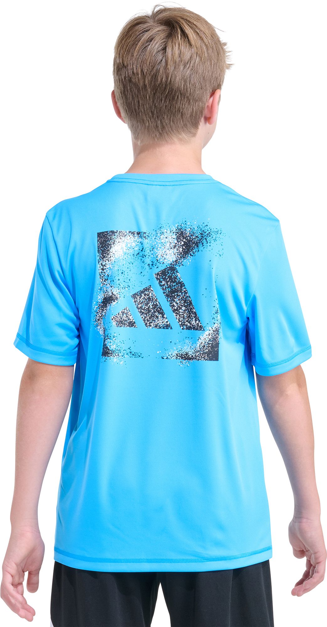 adidas Boys' Spray Gradient Poly Tee