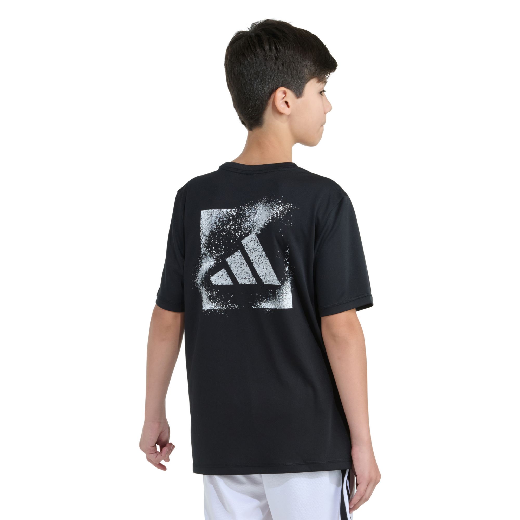 adidas Boys' Spray Gradient Poly Tee