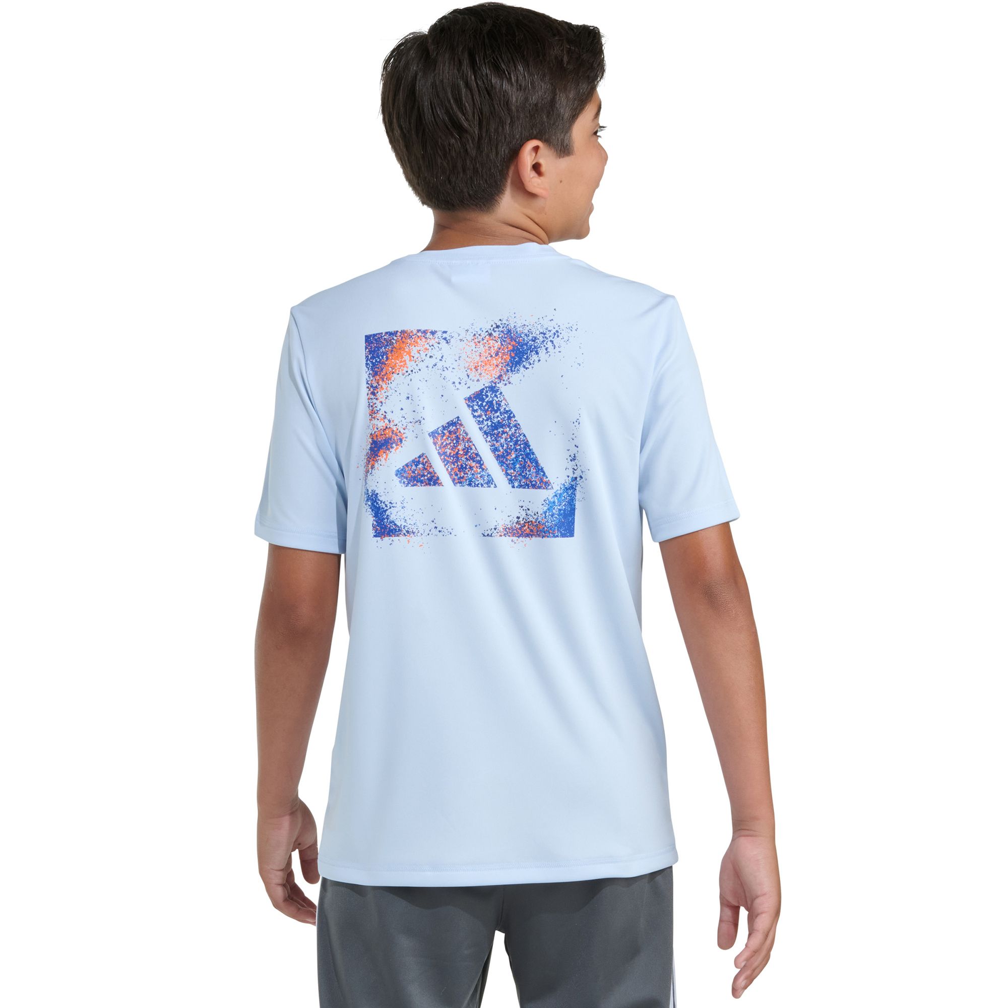 adidas Boys' Spray Gradient Poly Tee