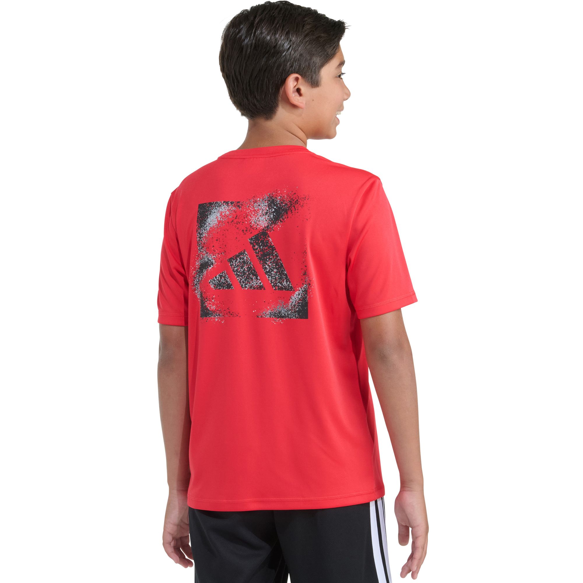 adidas Boys' Spray Gradient Poly Tee