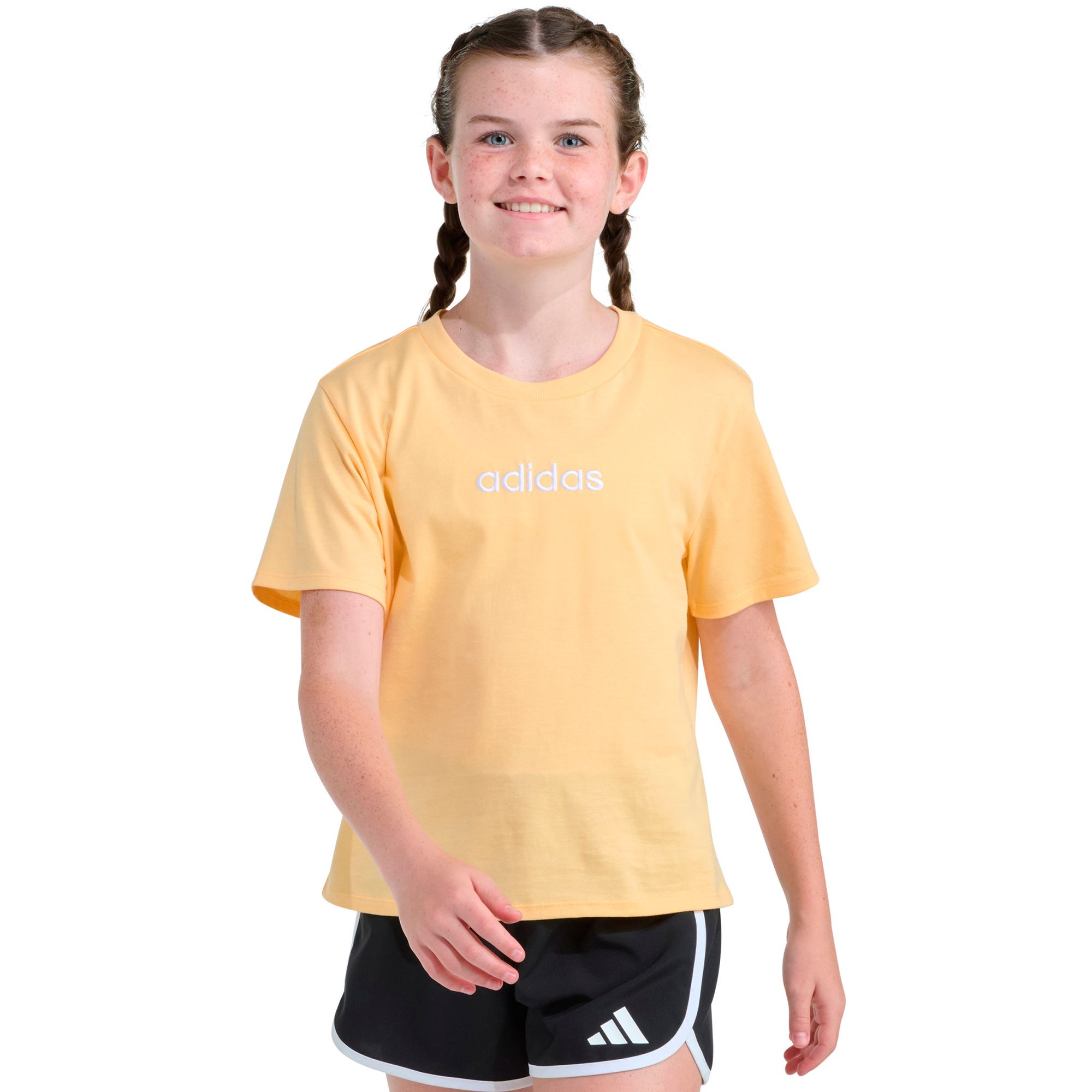 adidas Girls' Embroidered Tee