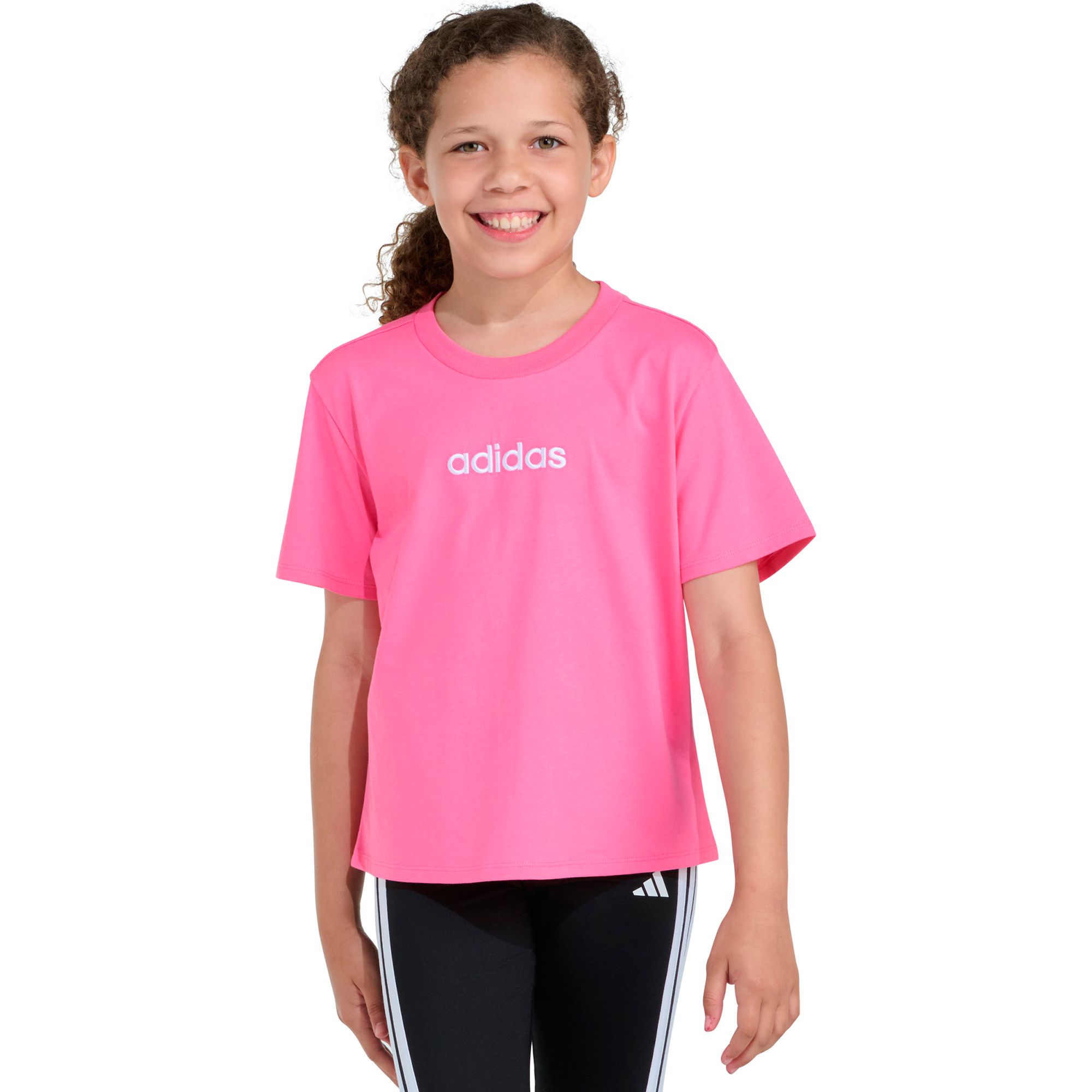 adidas Girls' Embroidered Tee