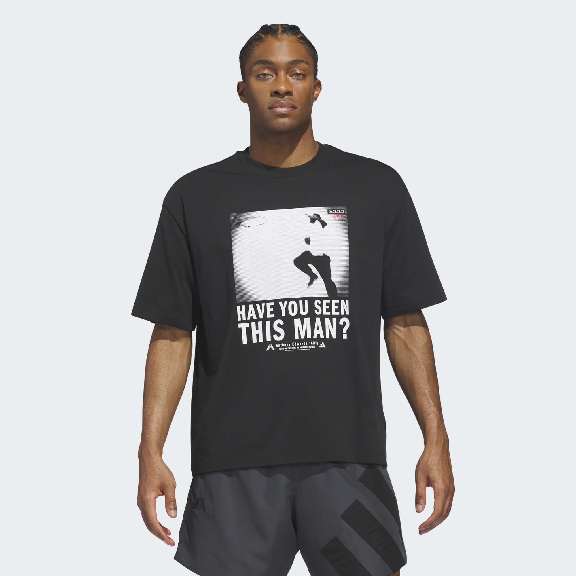 adidas Men's Anthony Edwards In Action Graphic T-Shirt