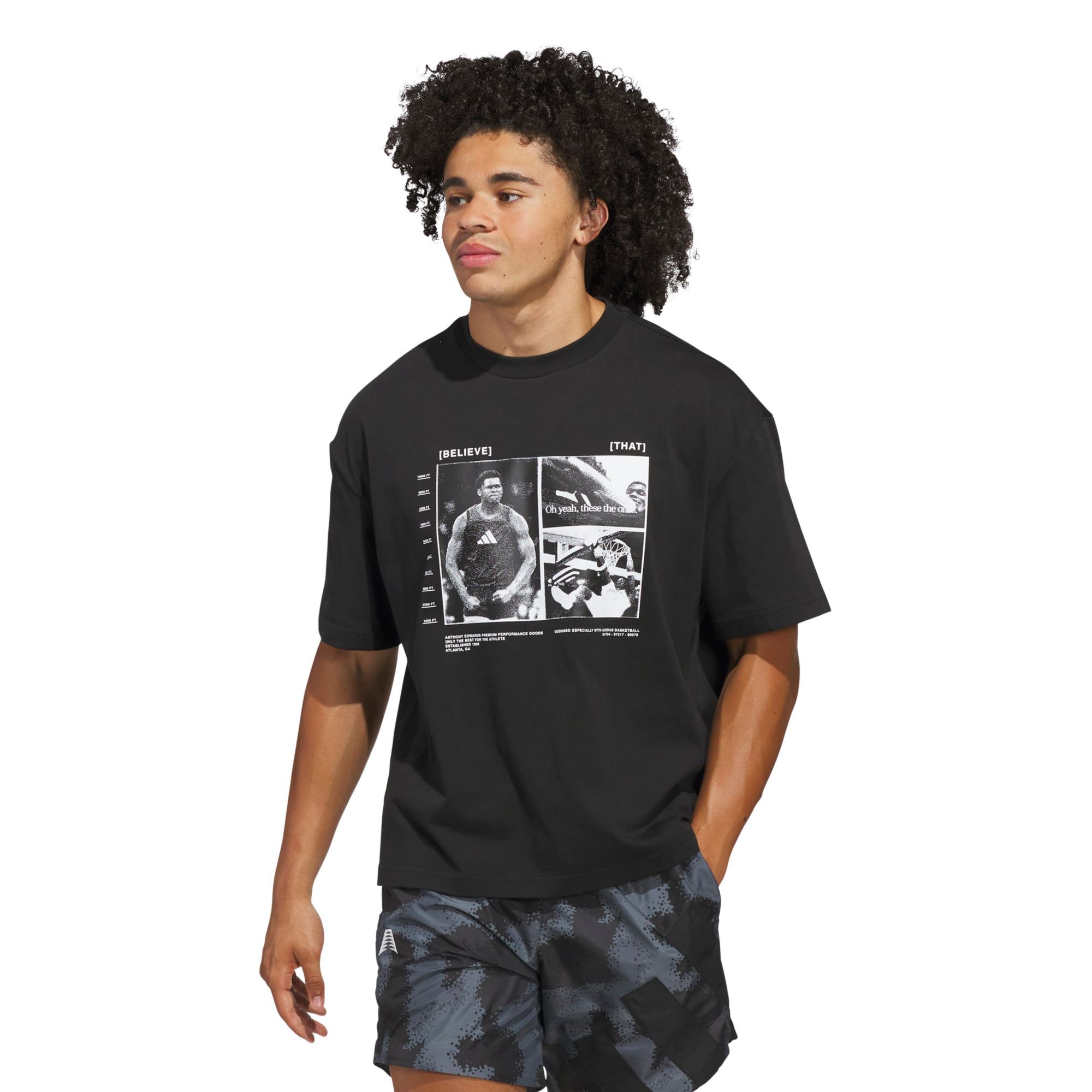 adidas Men's Anthony Edwards Graphic T-Shirt