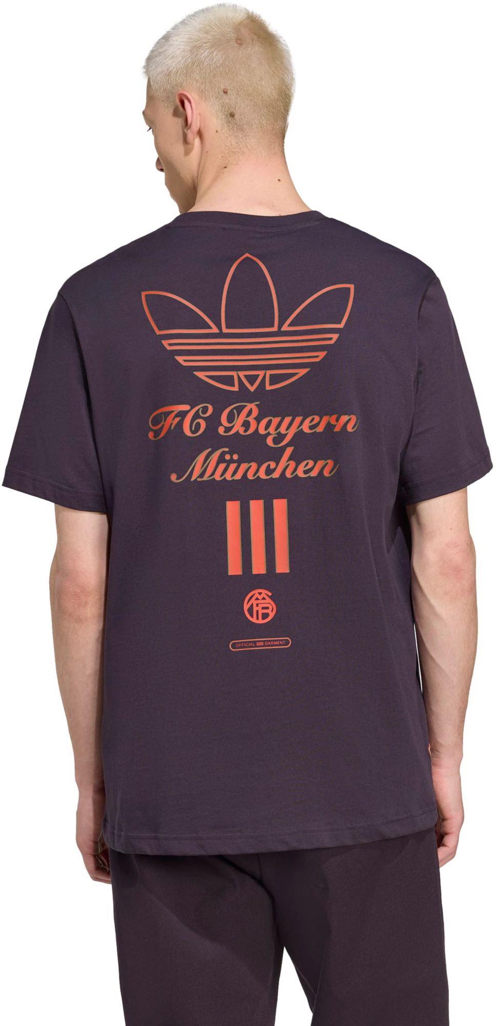 adidas Adult Bayern Munich Vintage Black T-Shirt