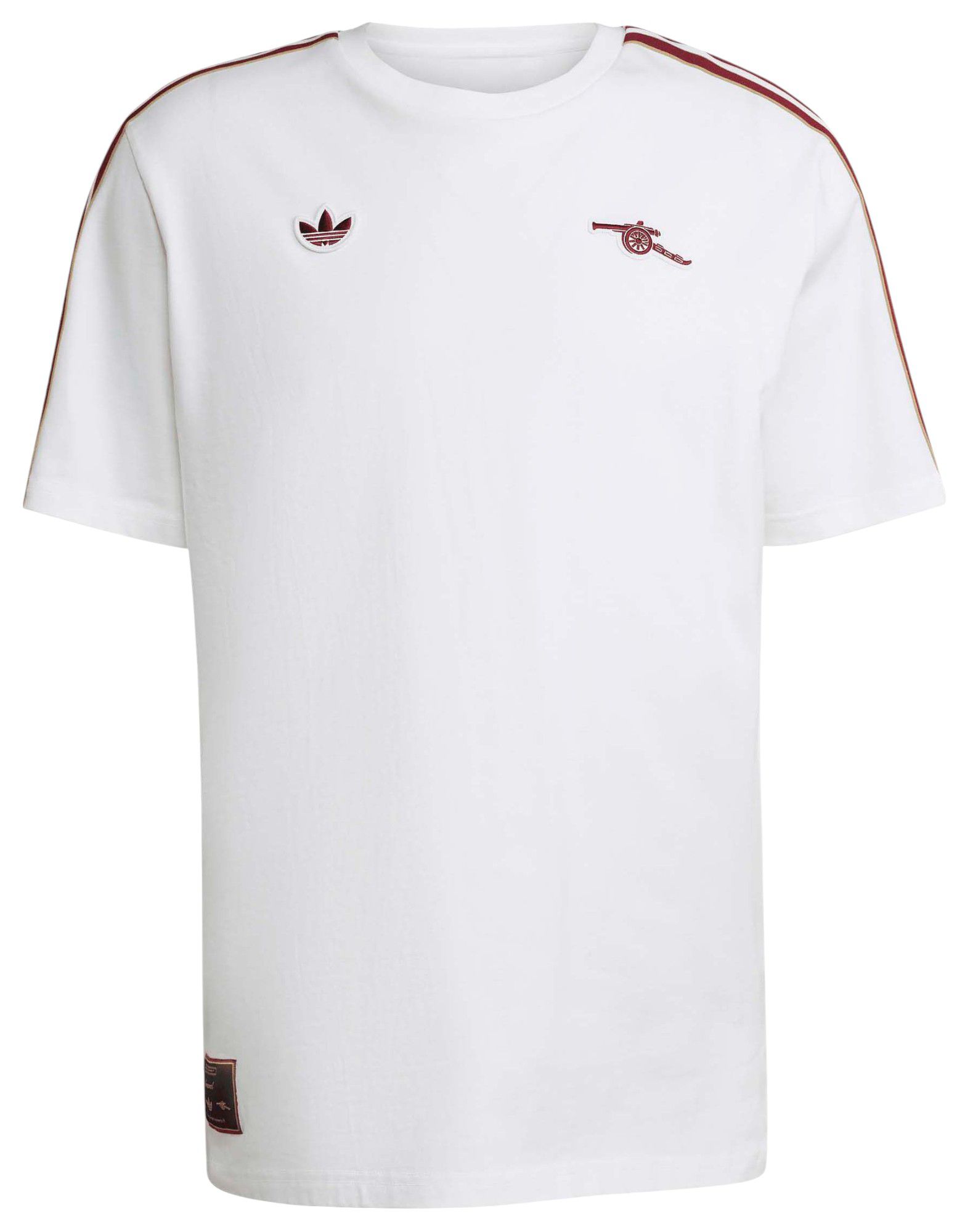 adidas Men's 2025 Arsenal White Vintage Third Short Sleeve T-Shirt