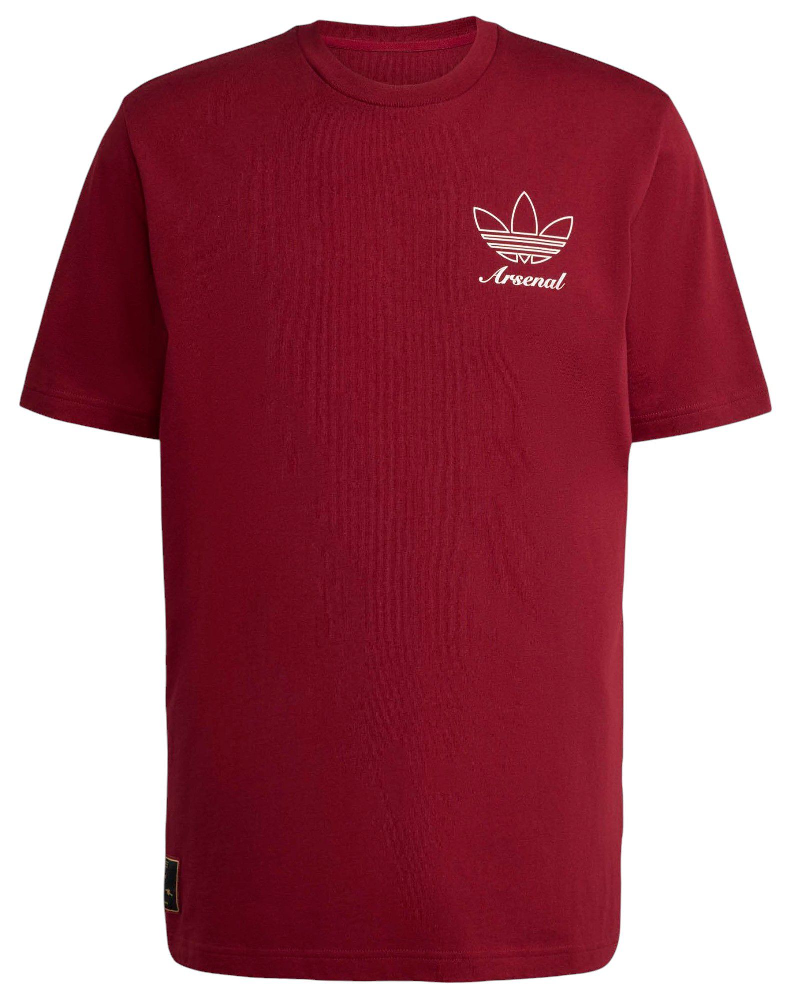 adidas Adult Arsenal Vintage Burgundy T-Shirt