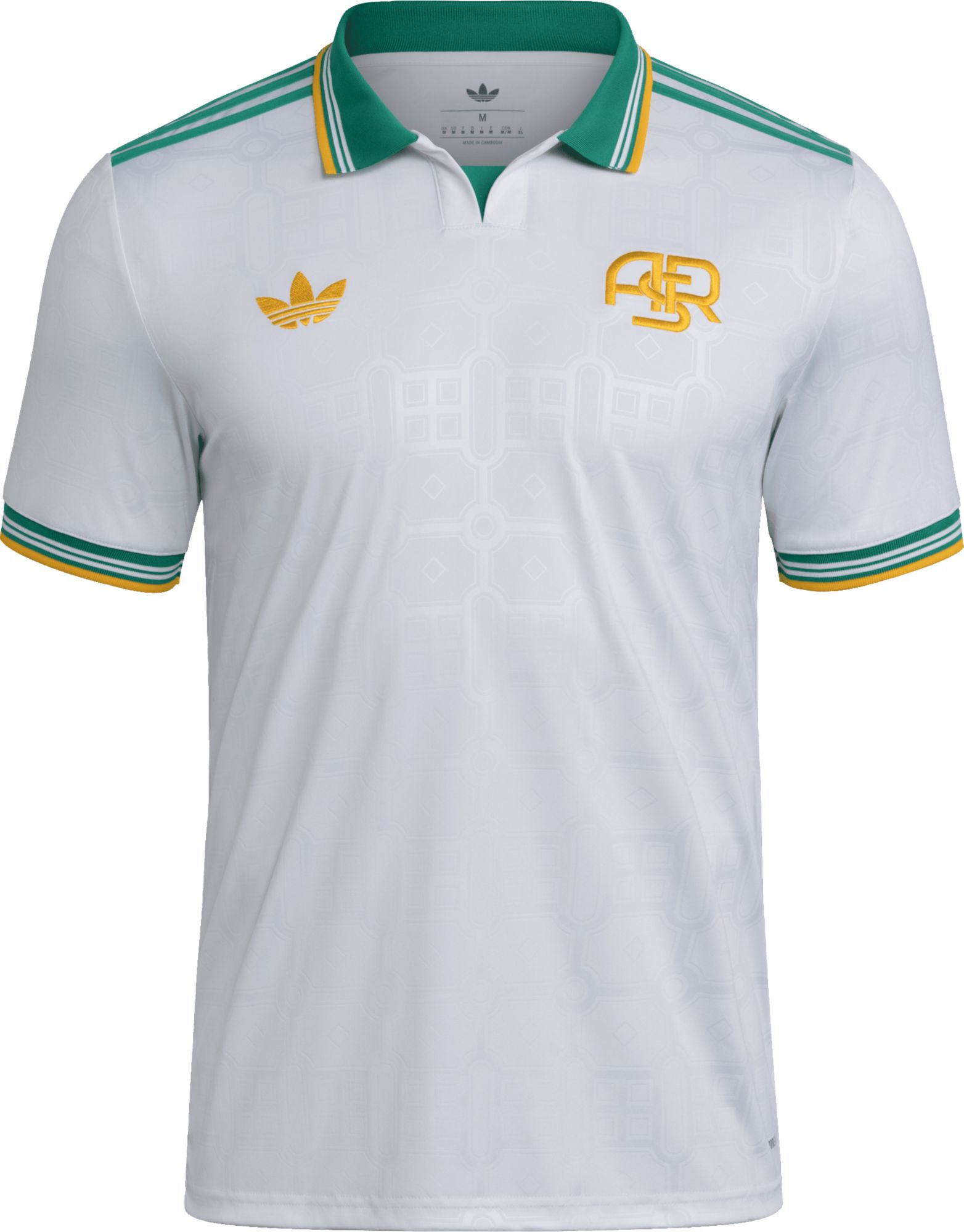 adidas Adult AS Roma 2025-26 White Third Replica Jersey