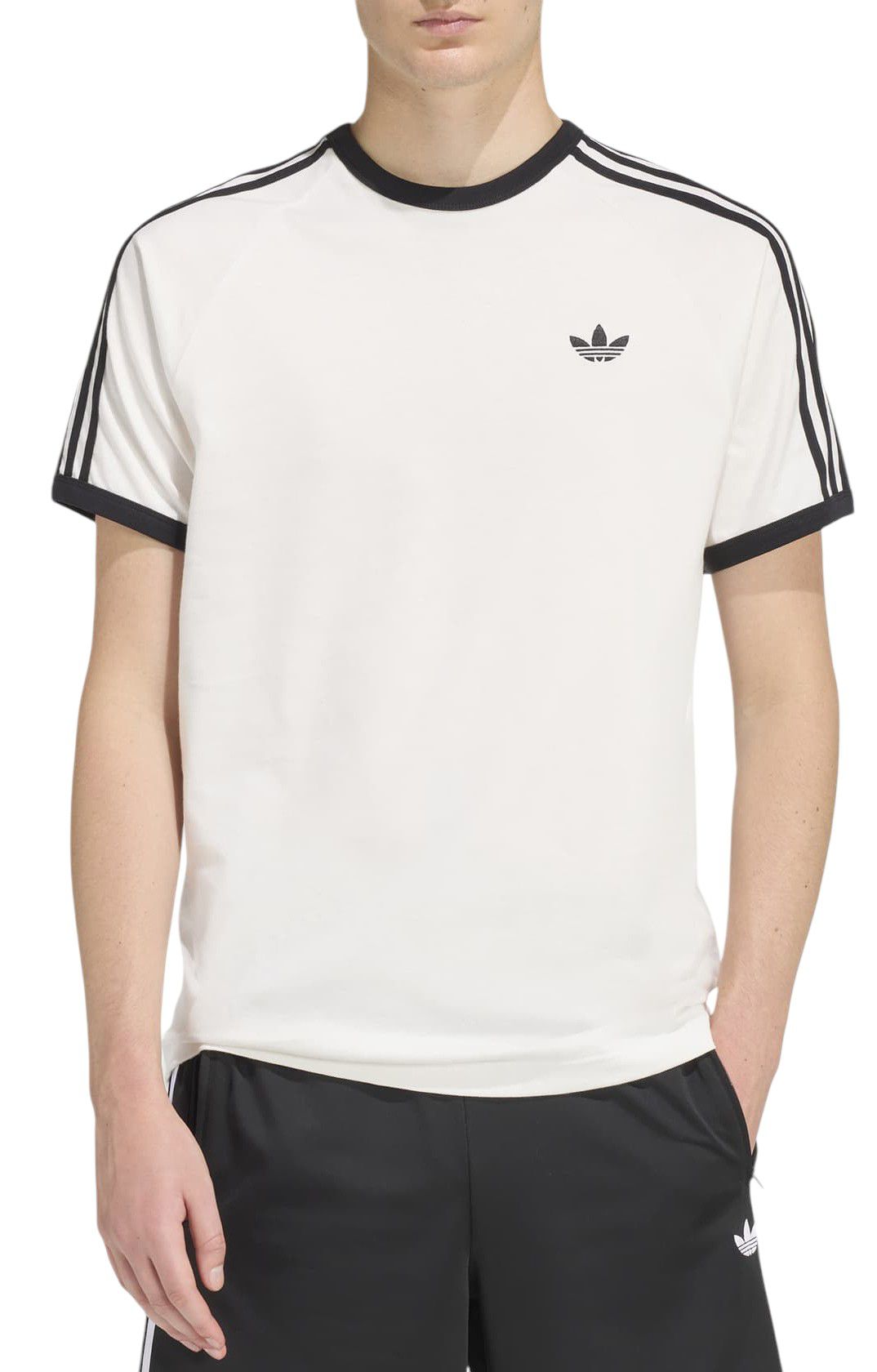 adidas Men's Adicolor Sport Classics 3-Stripes T-Shirt Cloud White thumbnail
