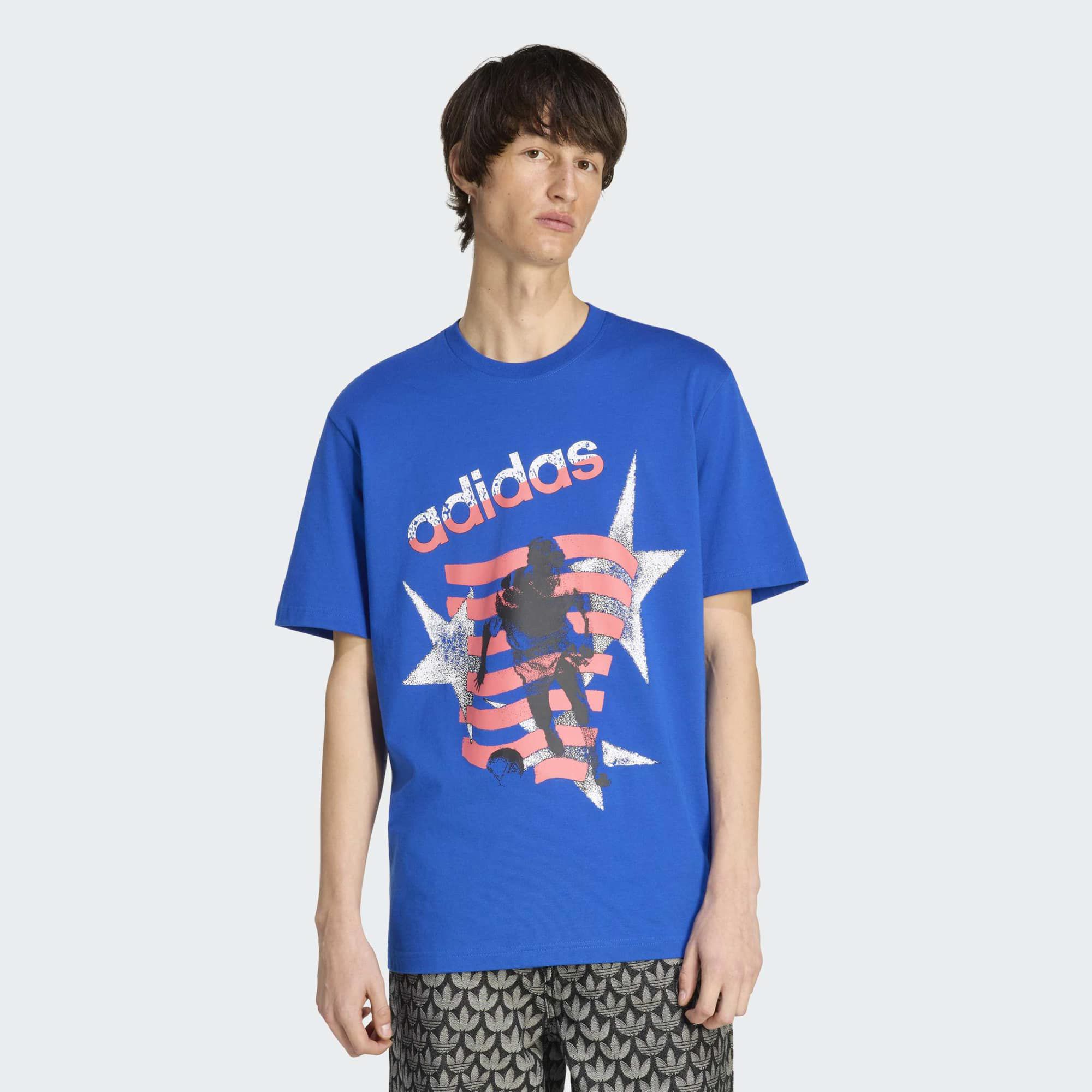 adidas Men's Archive Football Stars Graphic T-Shirt