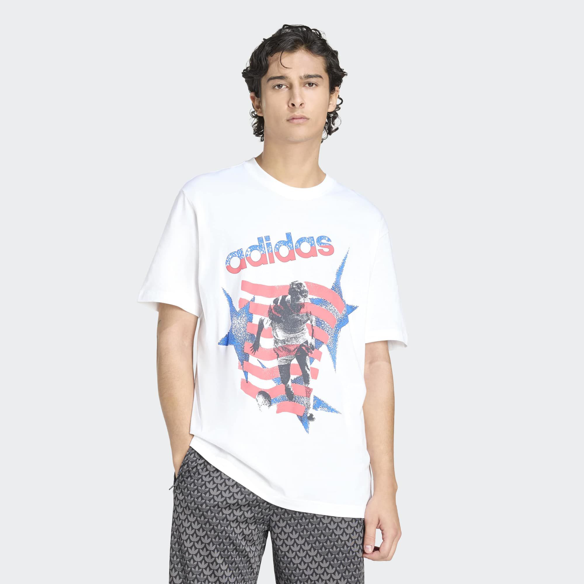 adidas Men's Archive Football Stars Graphic T-Shirt