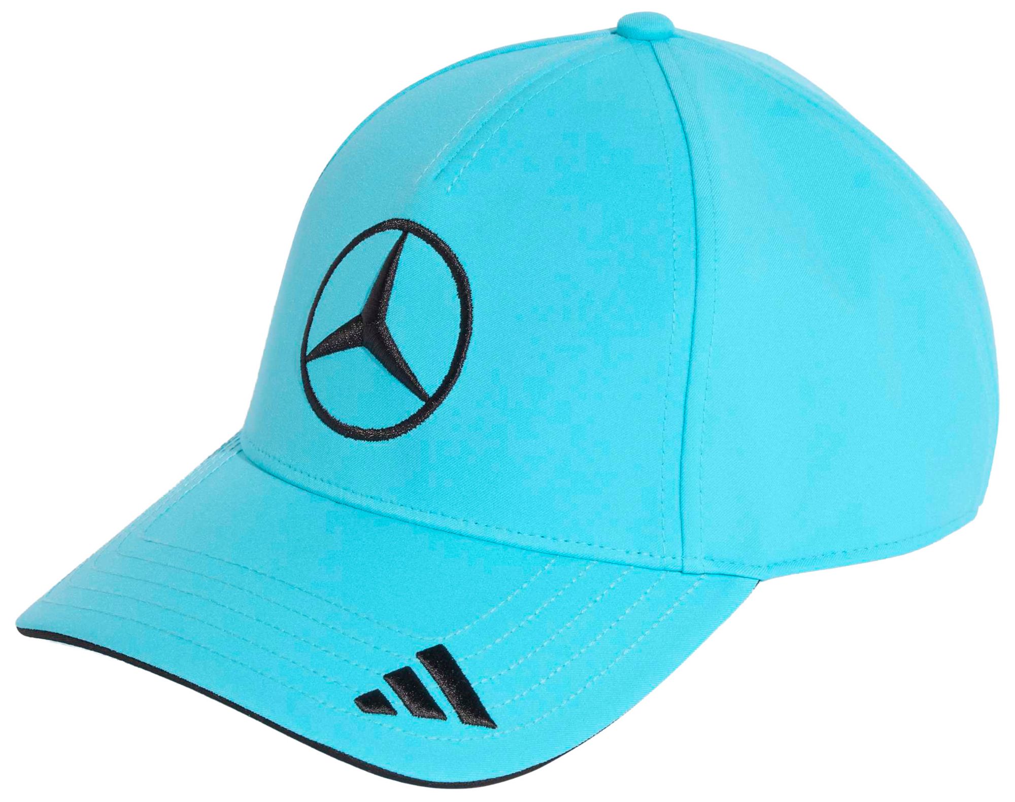 adidas Men's F1 Mercedes George Russell #63 Blue Adjustable Dad Hat