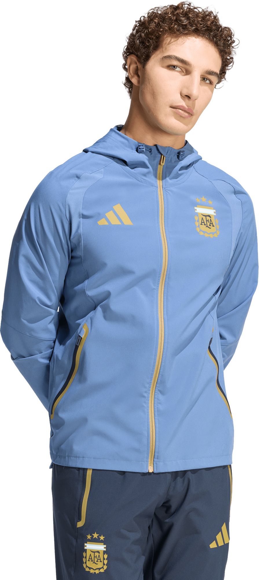 adidas Men's Argentina 2026 Travel Full-Zip Jacket