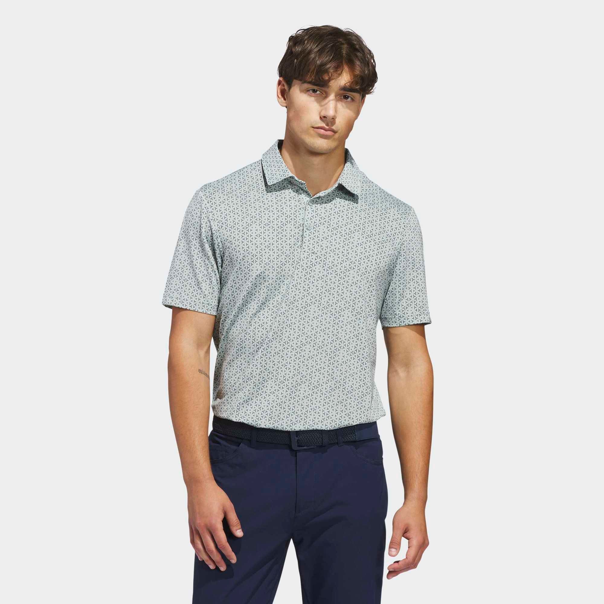 adidas Men's Ultimate365 Mesh Tango Print CLIMACOOL Golf Polo